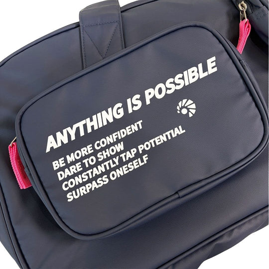 Badminton Square Bag "Motivation" blau - ABLU069-4 - Image 8