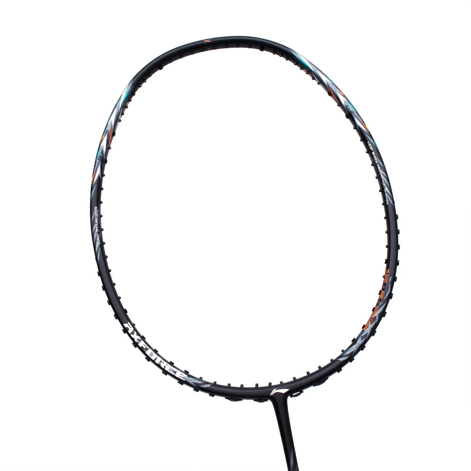 Badmintonschläger AXFORCE 70 (4U) Black/Silver - unbespannt - AYPT047-1/AYPT277-4 - Image 4