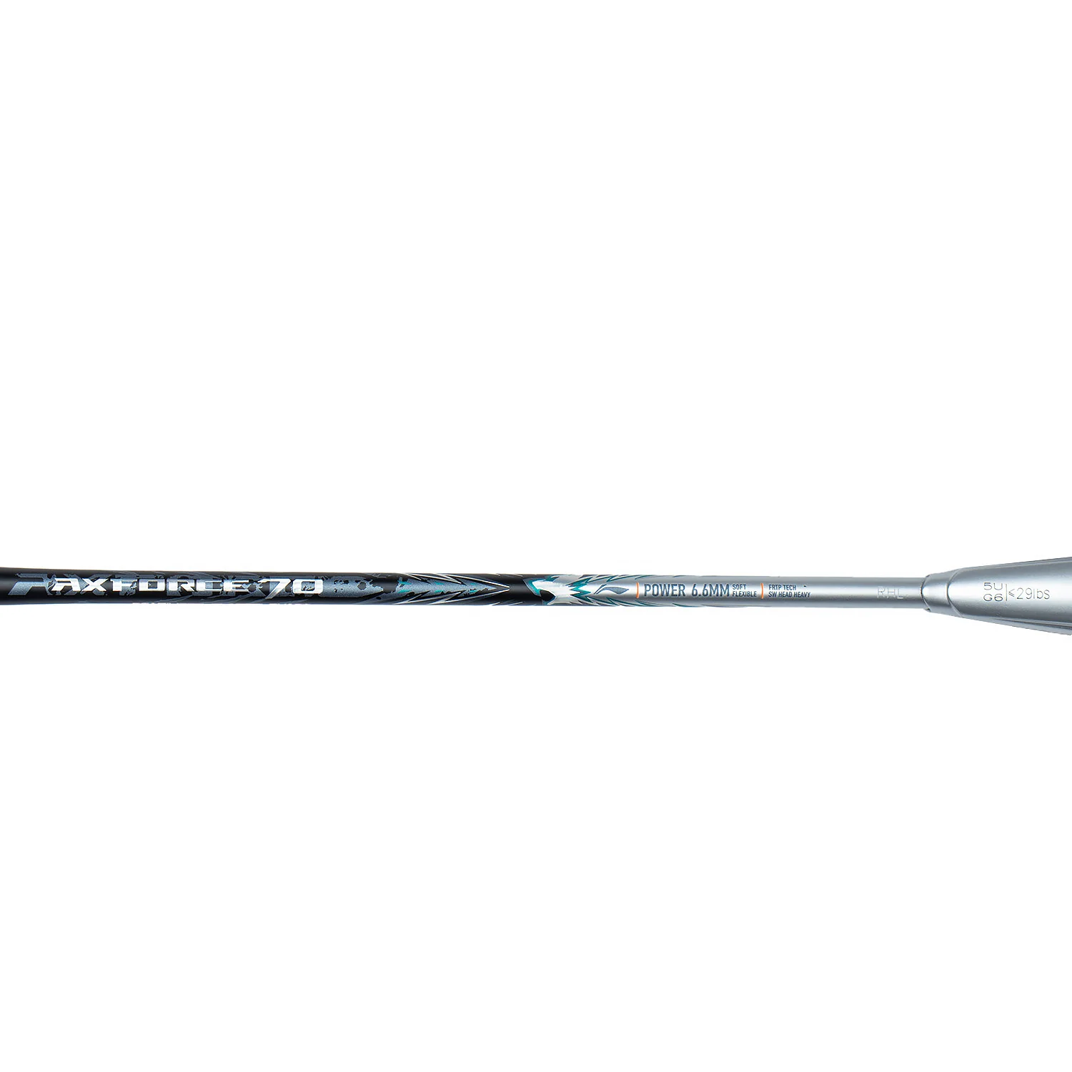 Badmintonschläger AXFORCE 70 (5U) Black/Silver - unbespannt - AYPT049-1/AYPT277-5 - Image 10