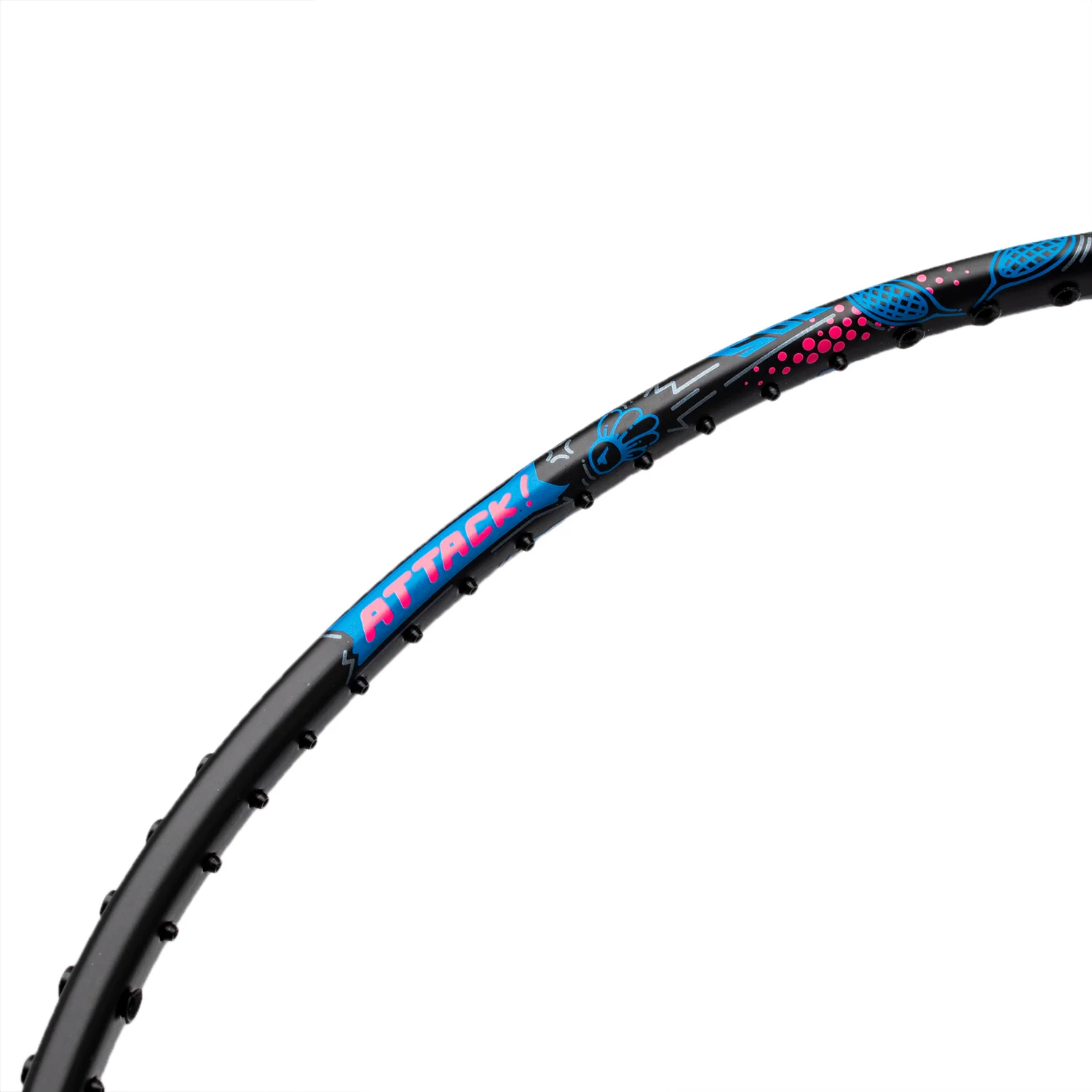 Badmintonschläger AXFORCE BIGBANG (7U) schwarz - unbespannt - AYPS273-1/AYPT289-7 - Image 13