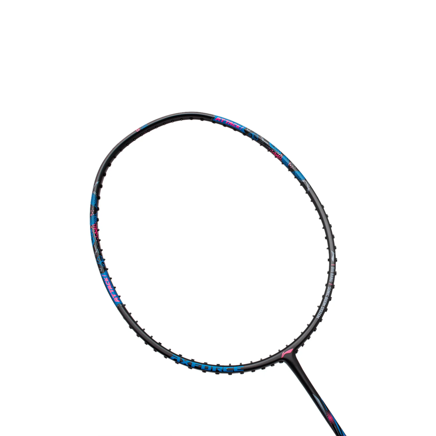 Badmintonschläger AXFORCE BIGBANG (7U) schwarz - unbespannt - AYPS273-1/AYPT289-7 - Image 4