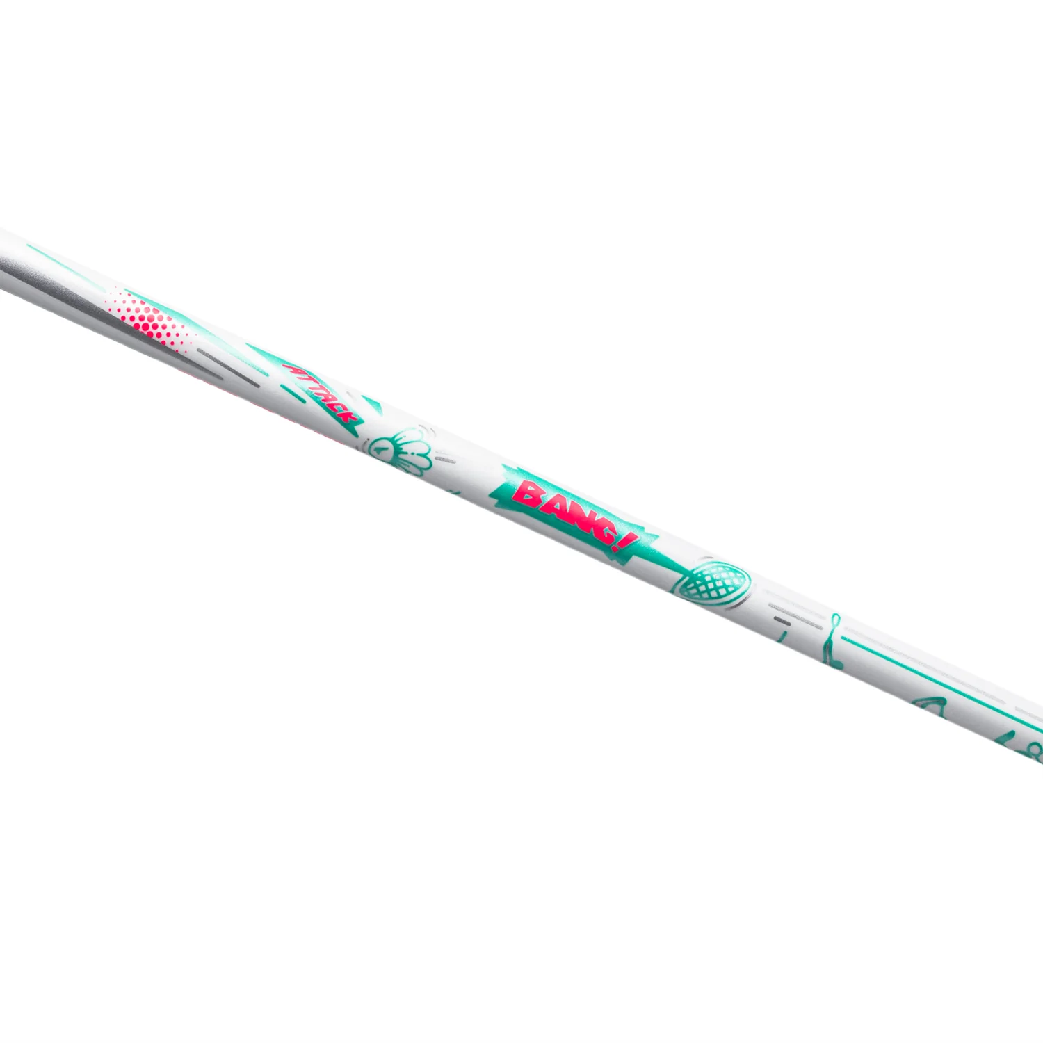 Badmintonschläger AXFORCE BIGBANG (7U) weiß - unbespannt - AYPS275-1/AYPT291-7 - Image 8