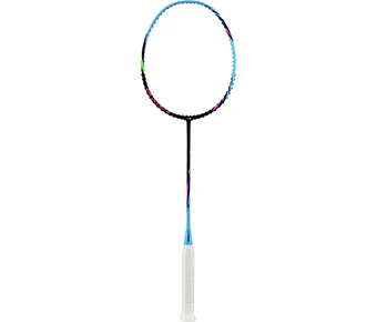 Badmintonschläger BladeX 100 (5U) schwarz/blau bespannt - AYPV041-50