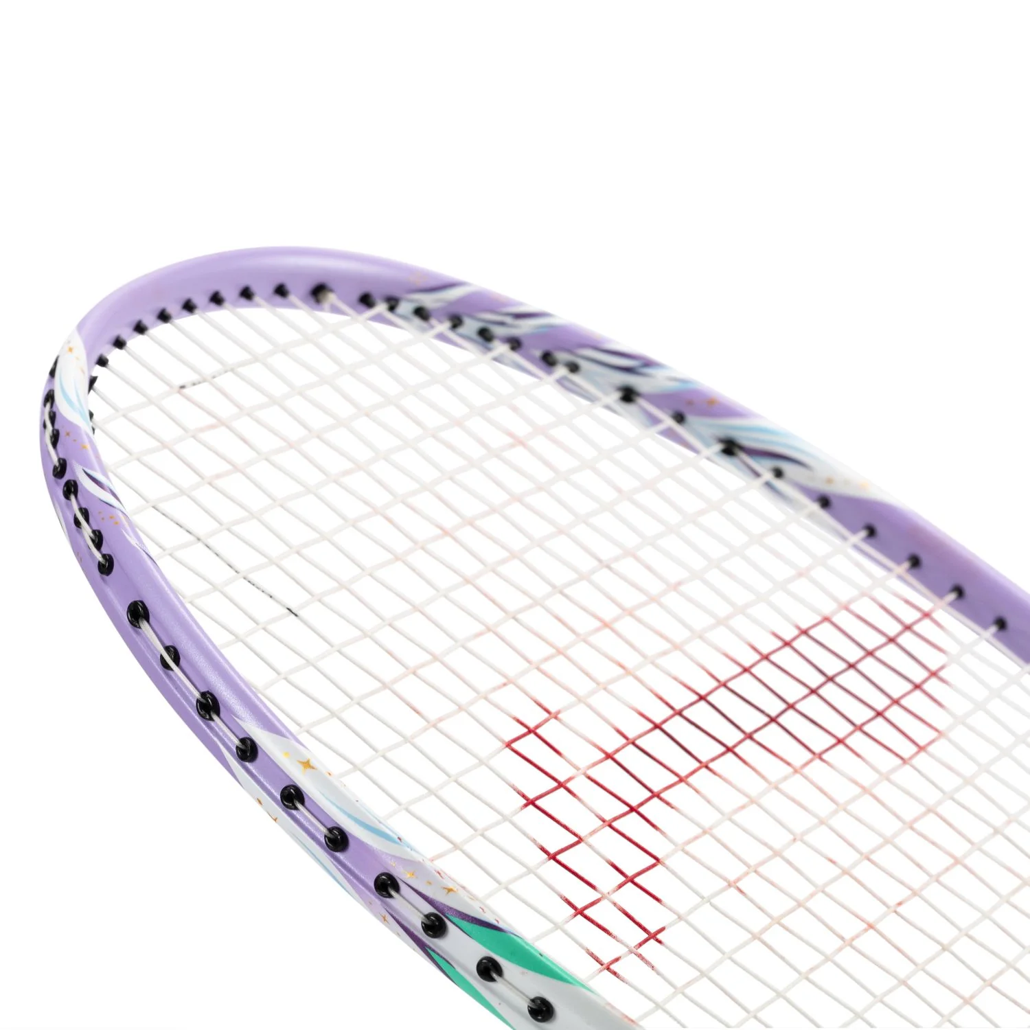 Badmintonschläger BladeX 600 (5U) White - Lilac unbespannt - AYPV015-5 - Image 4