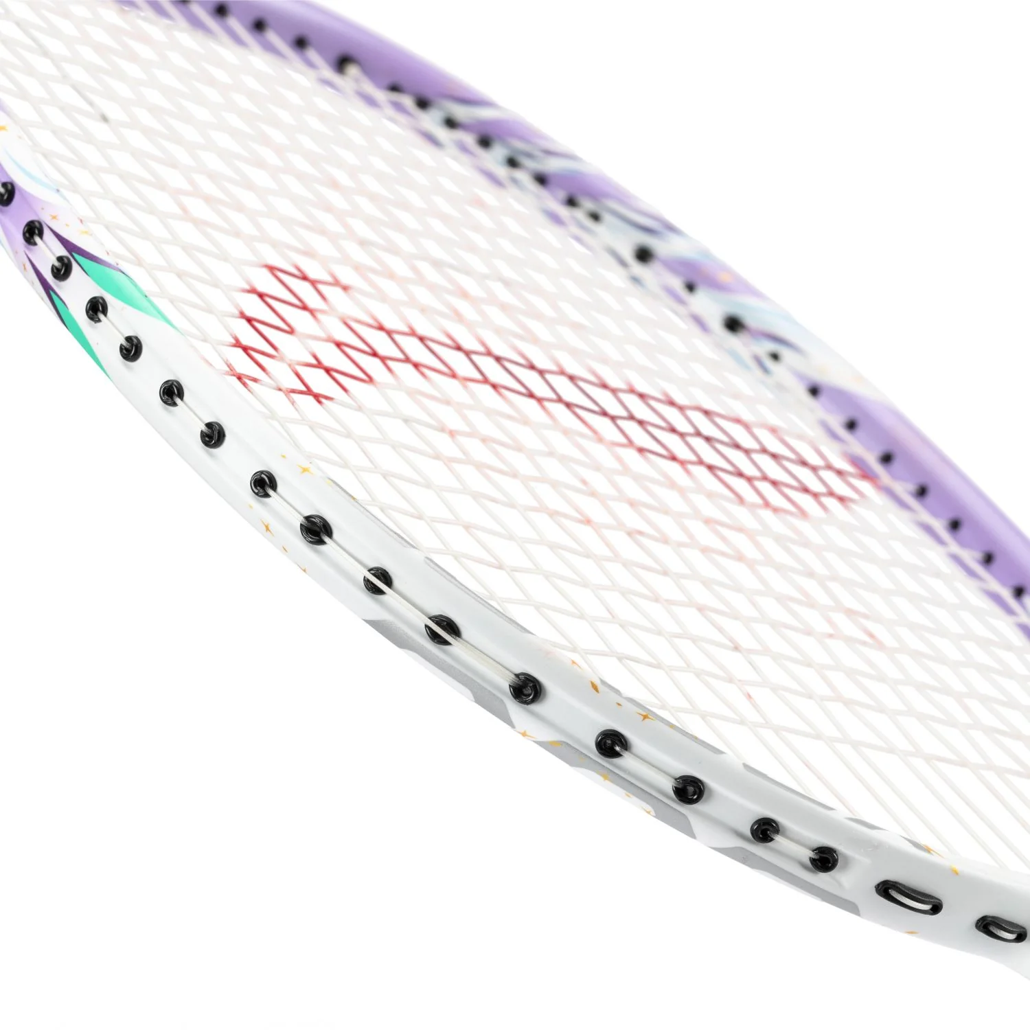 Badmintonschläger BladeX 600 (5U) White - Lilac unbespannt - AYPV015-5 - Image 6