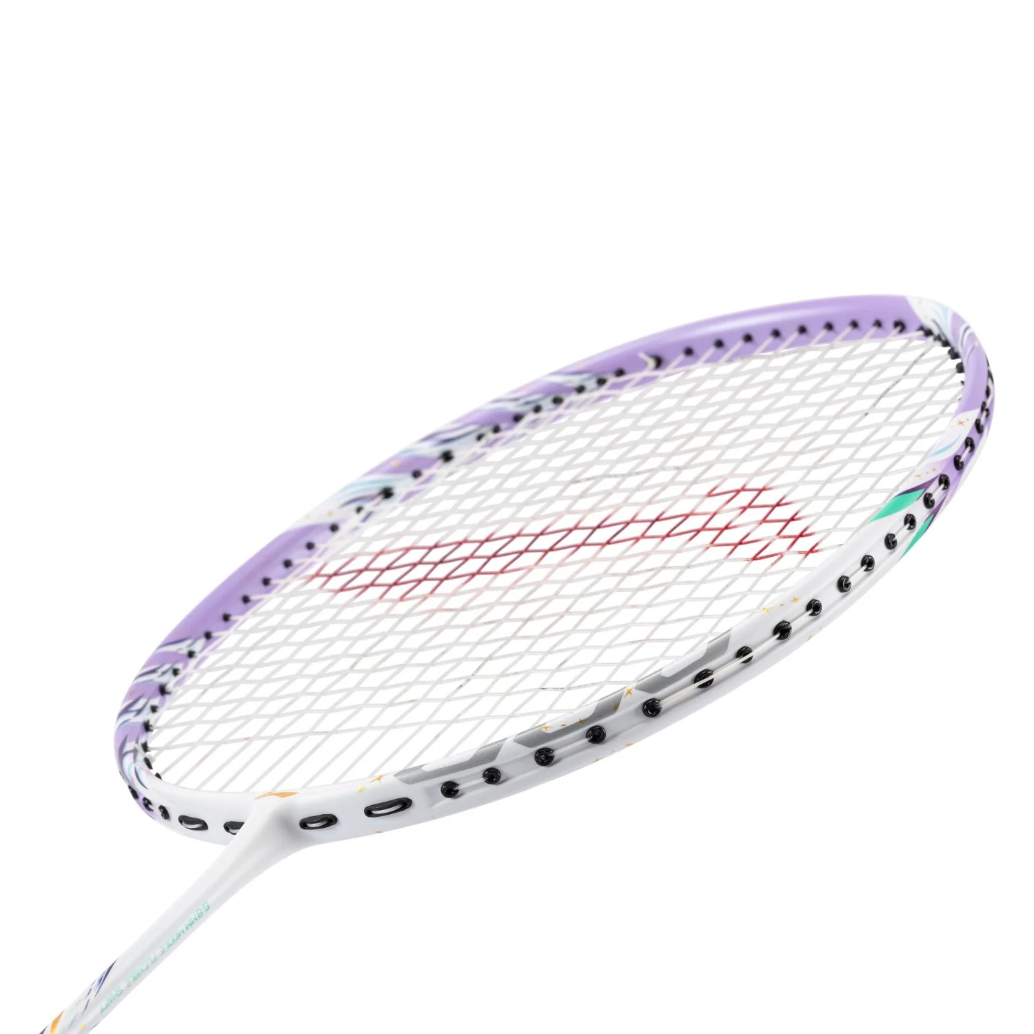 Badmintonschläger BladeX 600 (5U) White - Lilac unbespannt - AYPV015-5 - Image 7