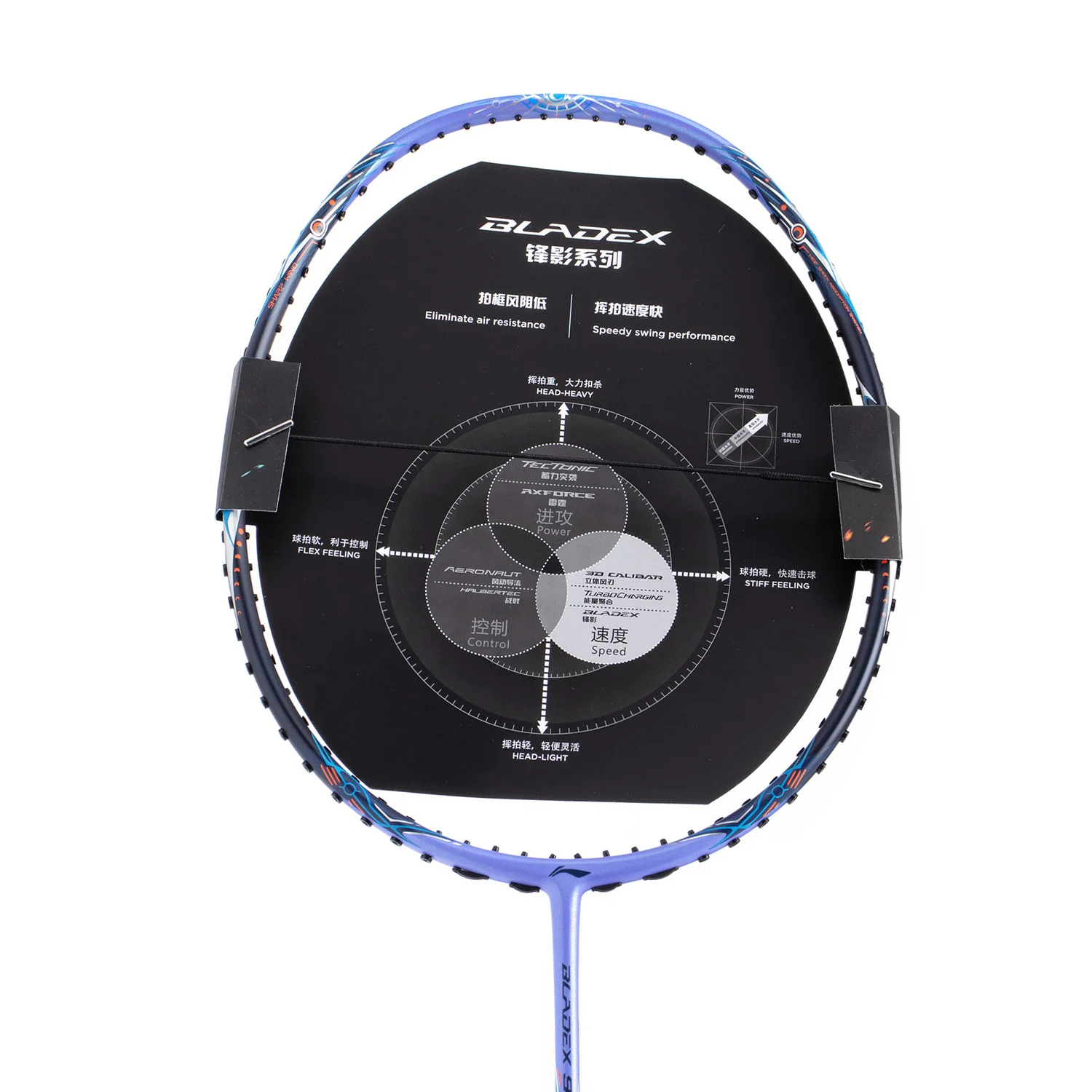 Badmintonschläger BLADEX 900 MAX Moon (3U) Blue - unbespannt - AYPT025-1/AYPT327-3 - Image 6