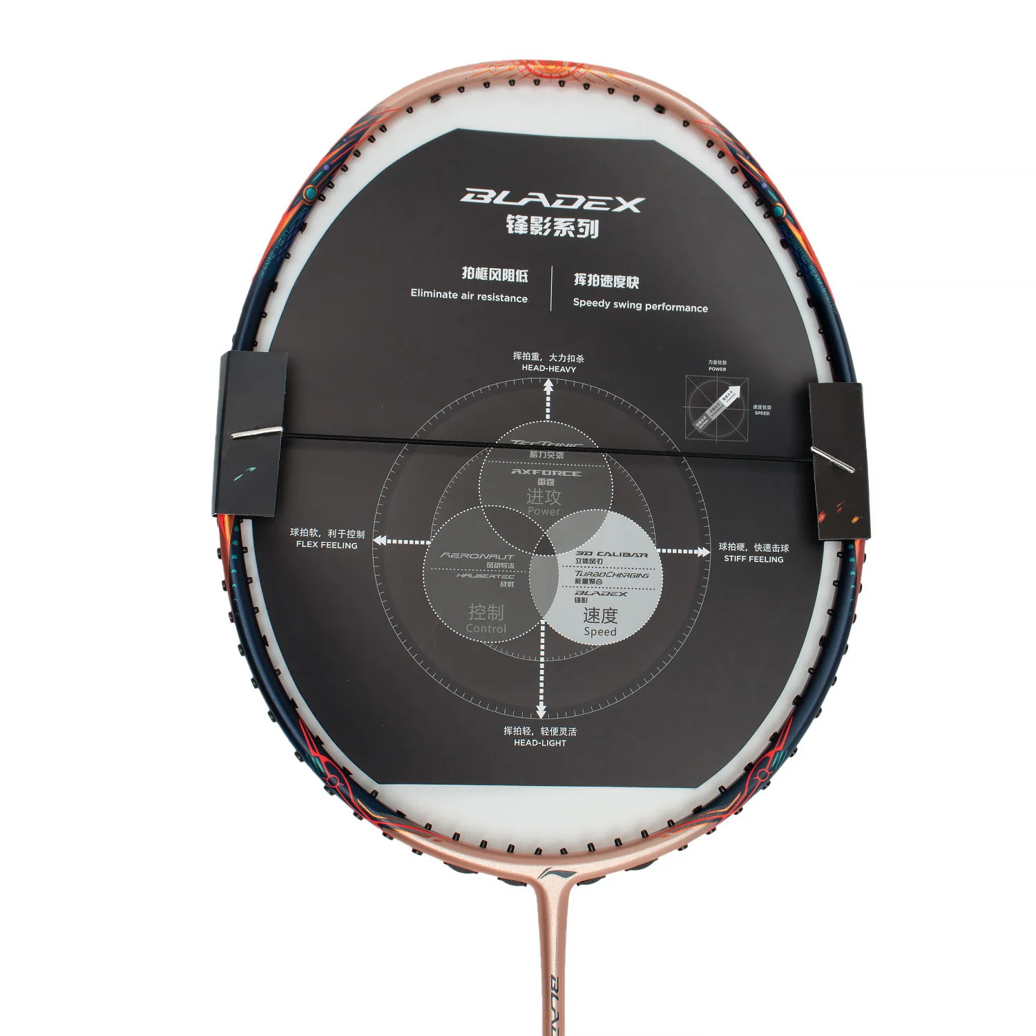Badmintonschläger BLADEX 900 MAX Sun (4U) Gold - unbespannt - AYPT323-4 - Image 7