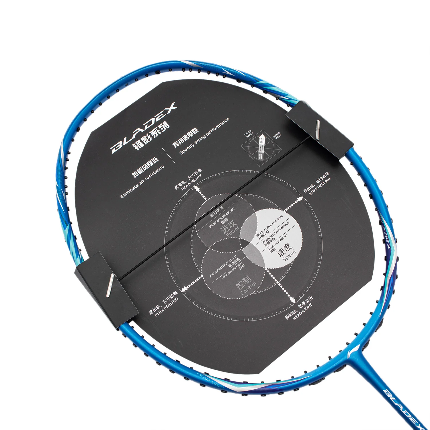 Badmintonschläger BladeX SONAR (3U) Blue - unbespannt  - AYPT037-1 - Image 5