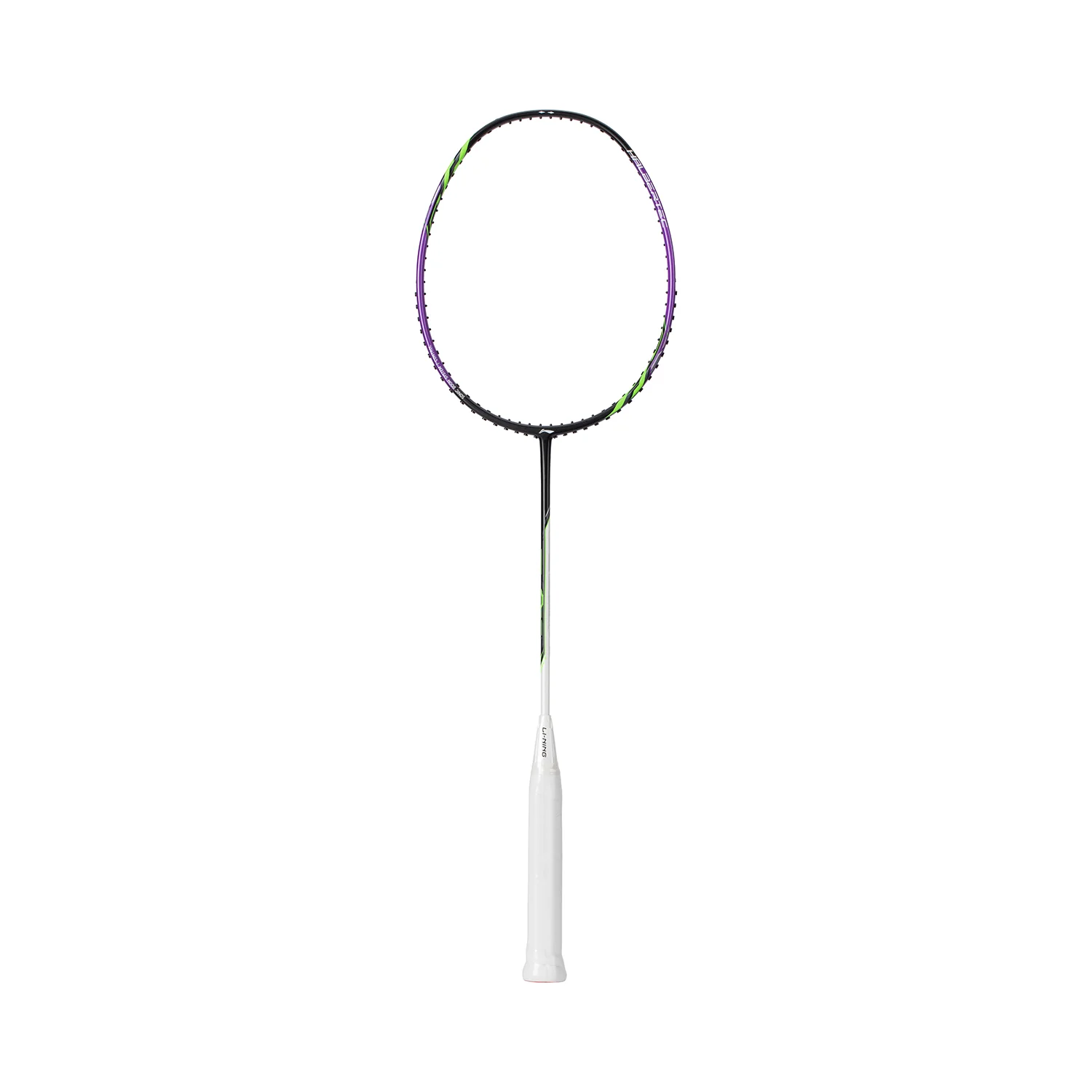 Badmintonschläger HalberTec 1000 (4U) schwarz/lila - bespannt - AYPV021-40