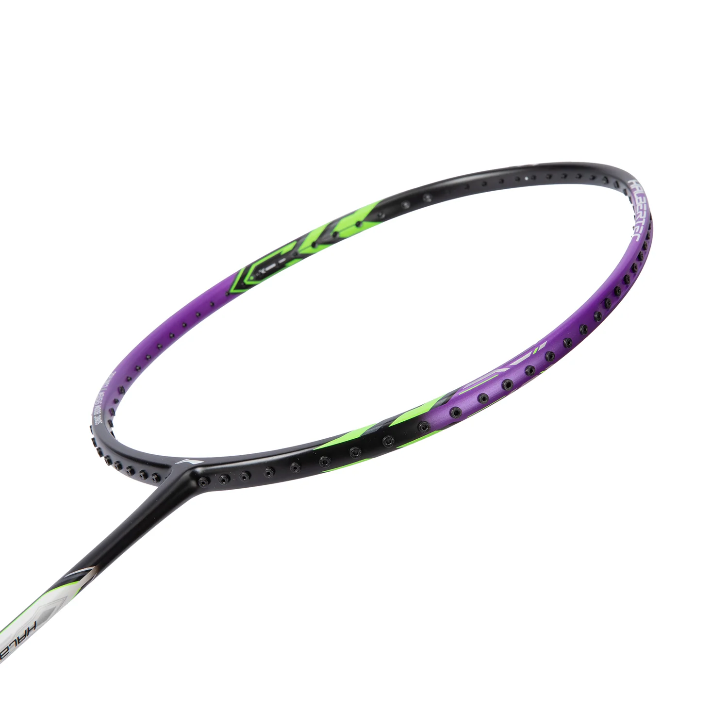 Badmintonschläger HalberTec 1000 (4U) schwarz/lila - bespannt - AYPV021-40 - Image 3