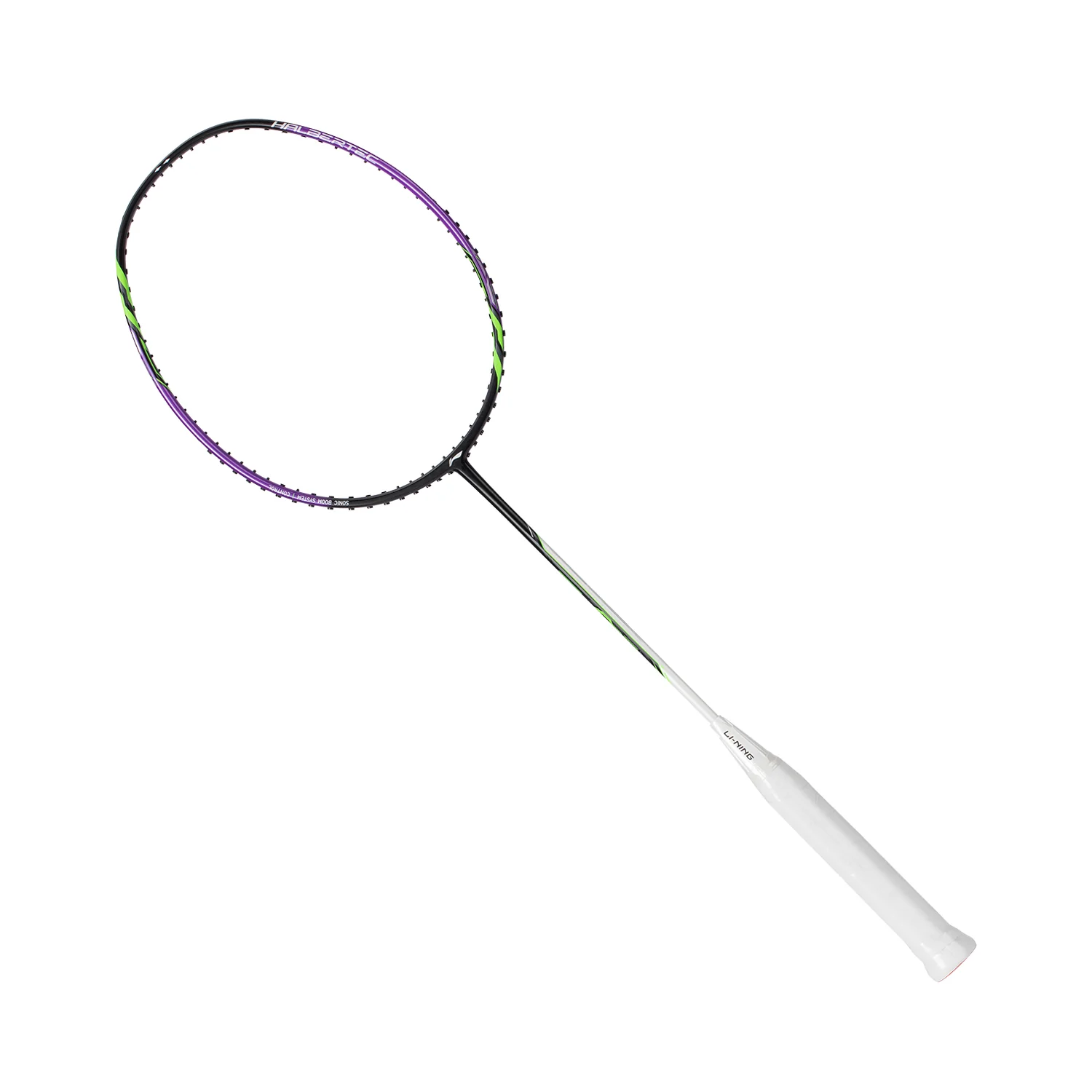 Badmintonschläger HalberTec 1000 (4U) schwarz/lila - bespannt - AYPV021-40 - Image 7
