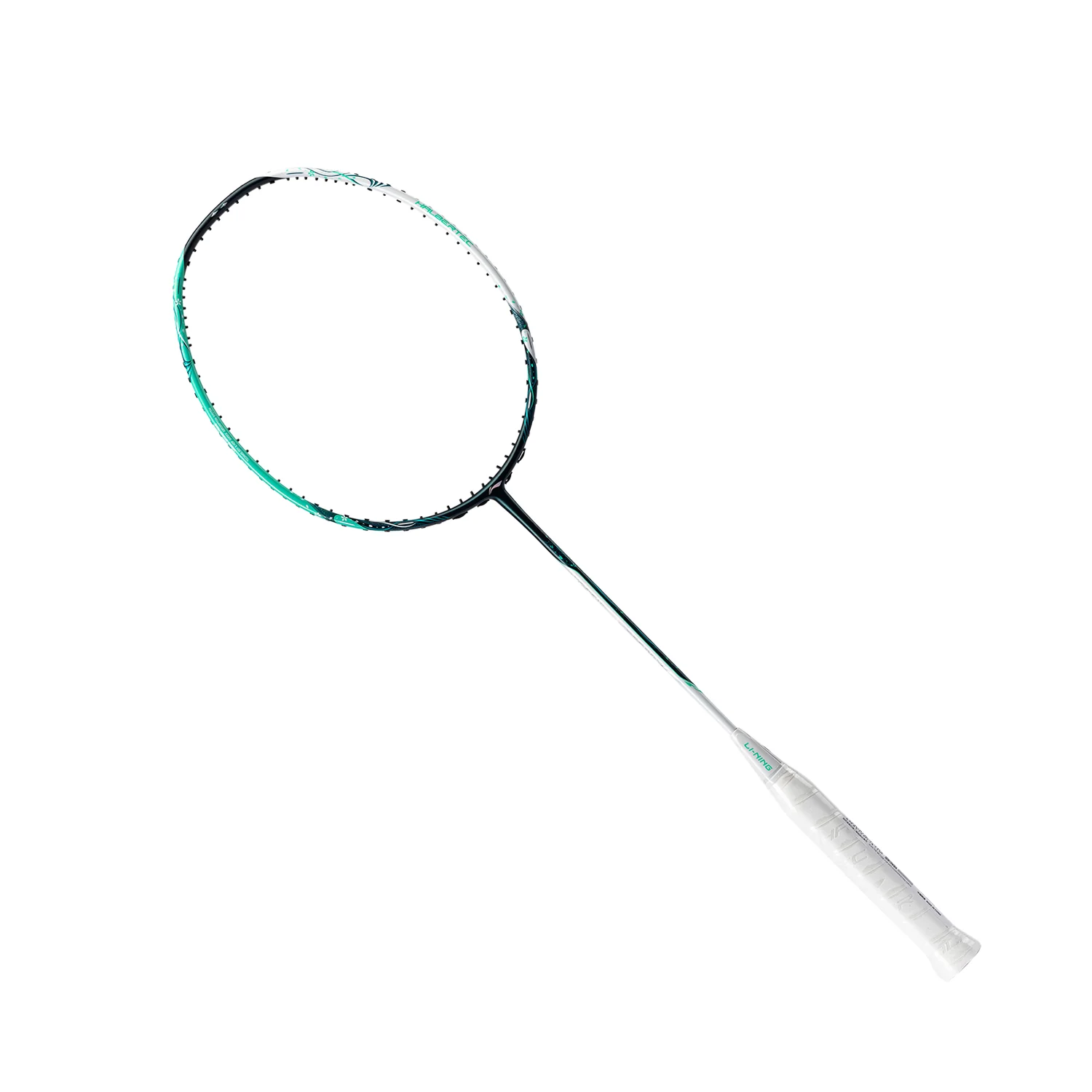 Badmintonschläger HalberTec 6000 (5U) - Weiß/Grün - unbespannt - AYPU007-5 - Image 3
