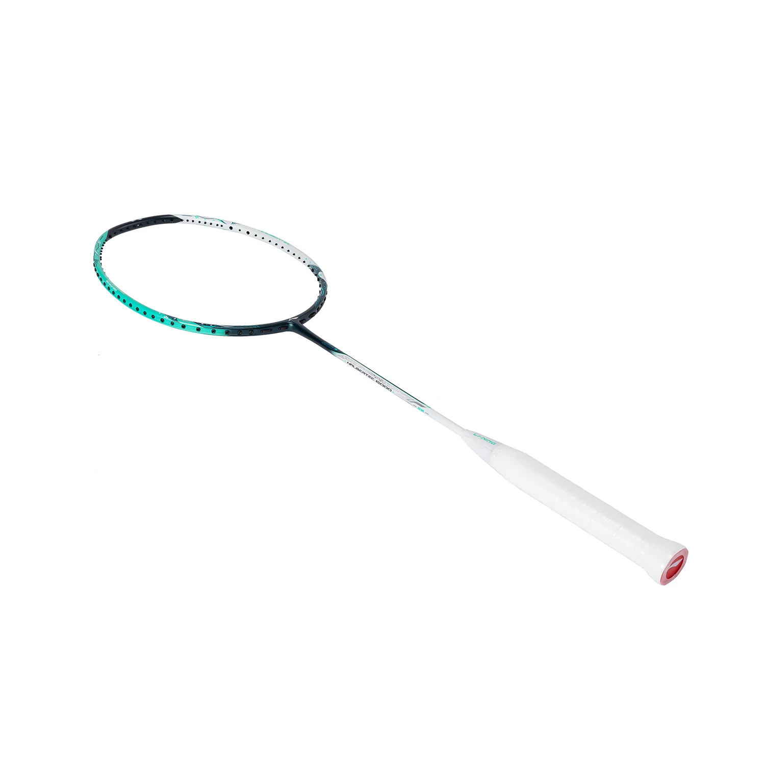 Badmintonschläger HalberTec 6000 (5U) - Weiß/Grün - unbespannt - AYPU007-5 - Image 6