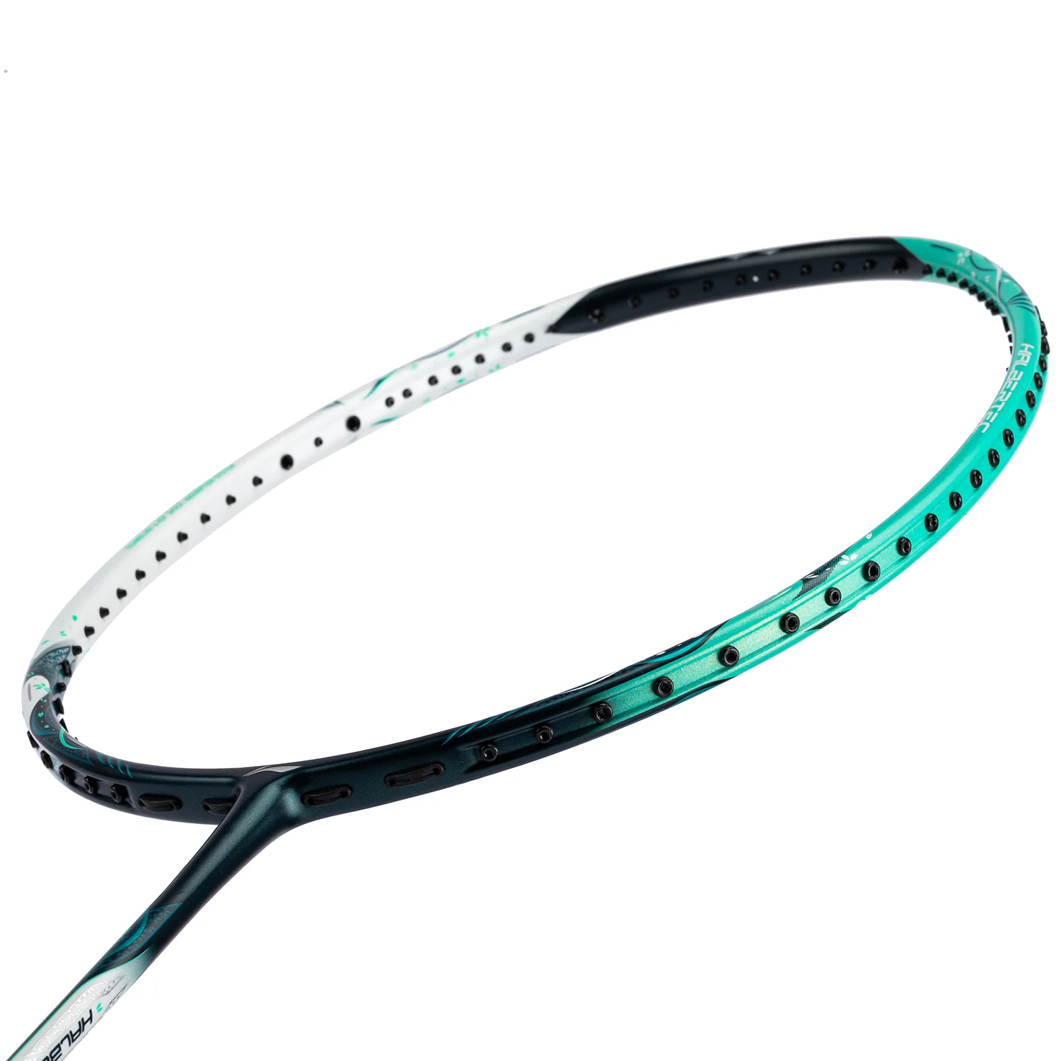 Badmintonschläger HalberTec 6000 (5U) - Weiß/Grün - unbespannt - AYPU007-5 - Image 9