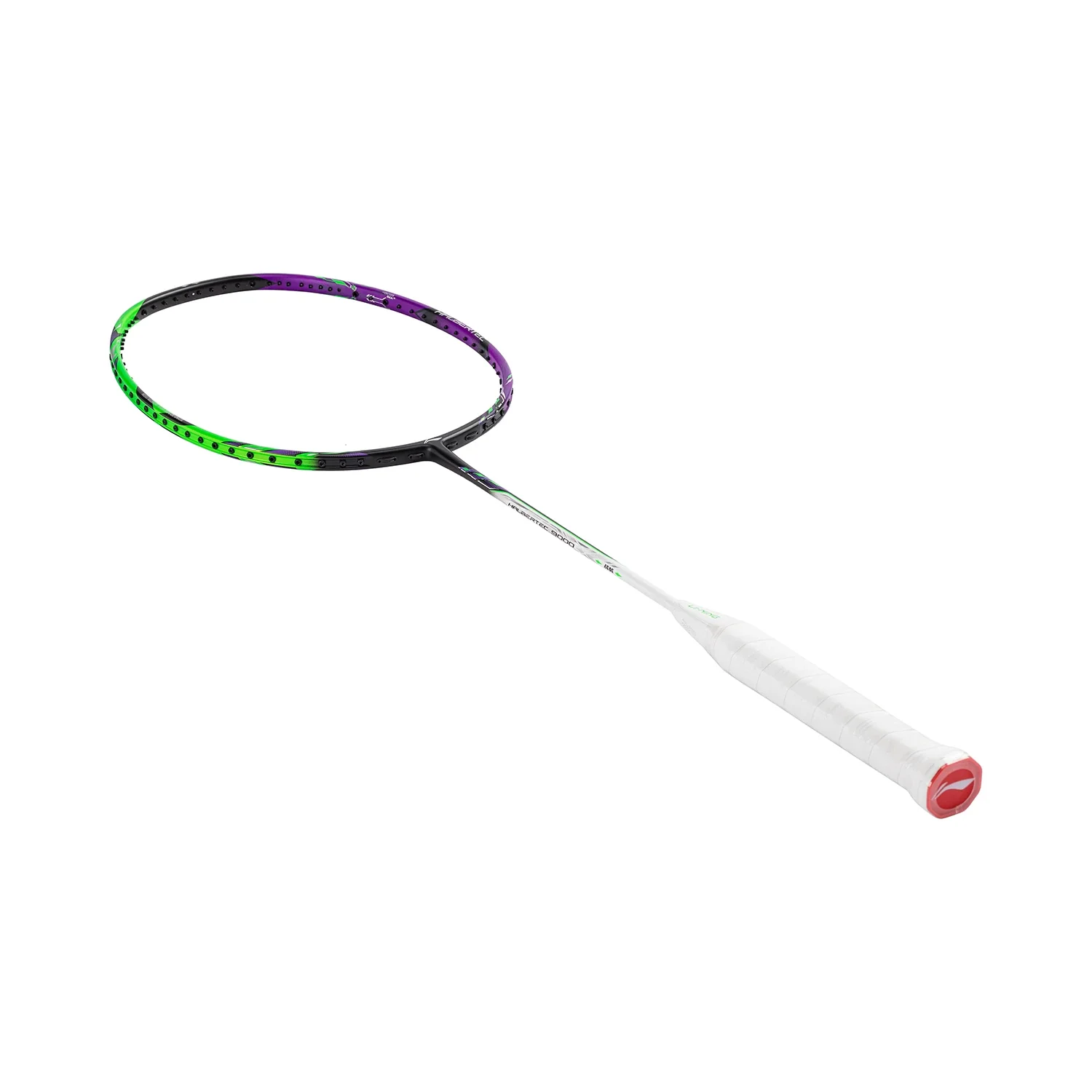 Badmintonschläger HalberTec 9000 (4U) - Grün/Lila - unbespannt - AYPU021-4 - Image 2