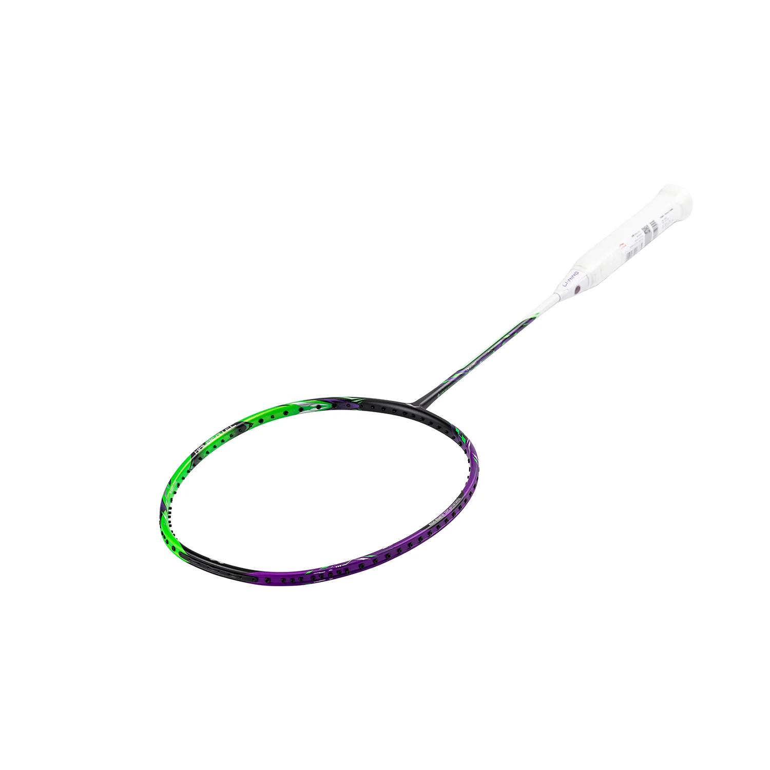 Badmintonschläger HalberTec 9000 (4U) - Grün/Lila - unbespannt - AYPU021-4 - Image 3