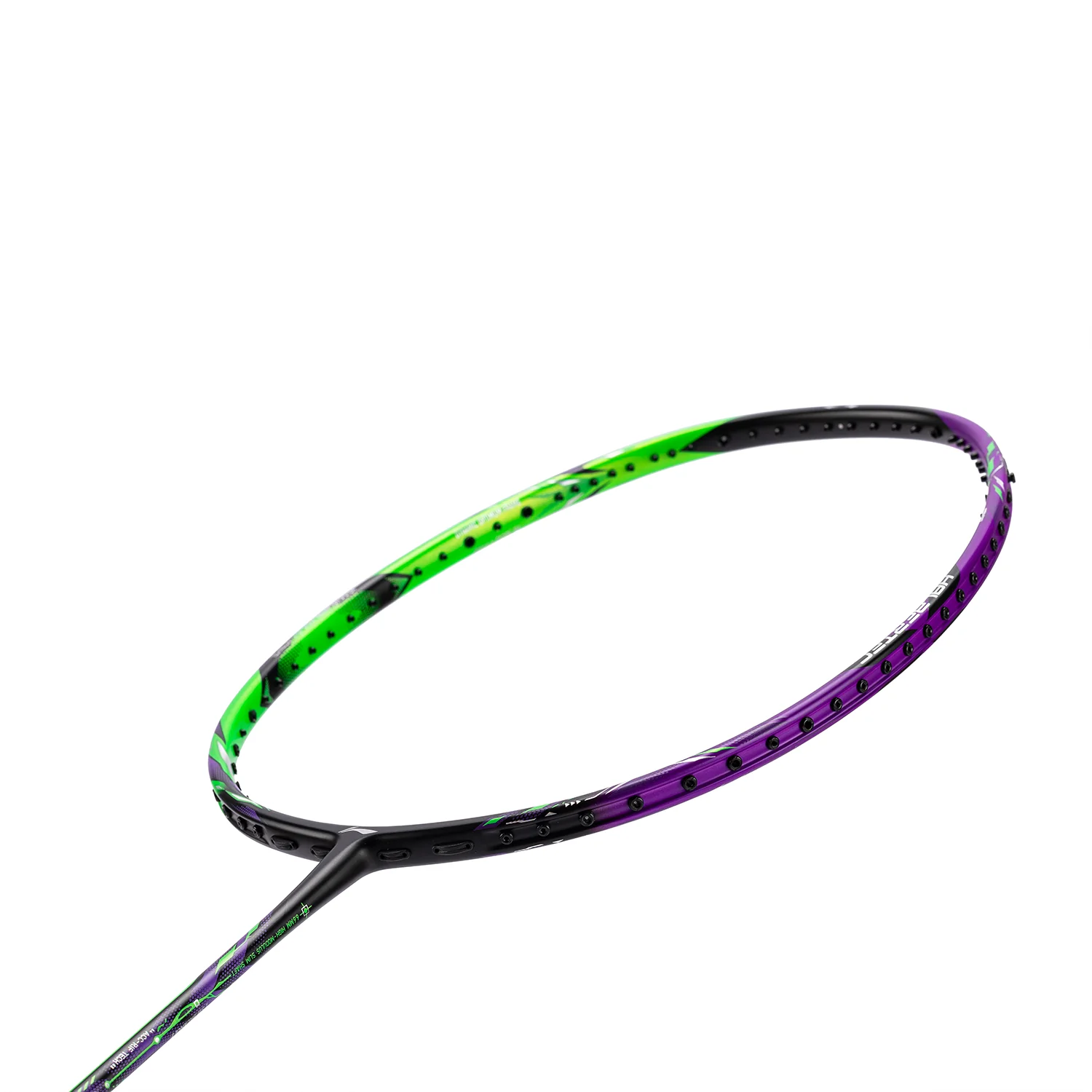 Badmintonschläger HalberTec 9000 (4U) - Grün/Lila - unbespannt - AYPU021-4 - Image 8