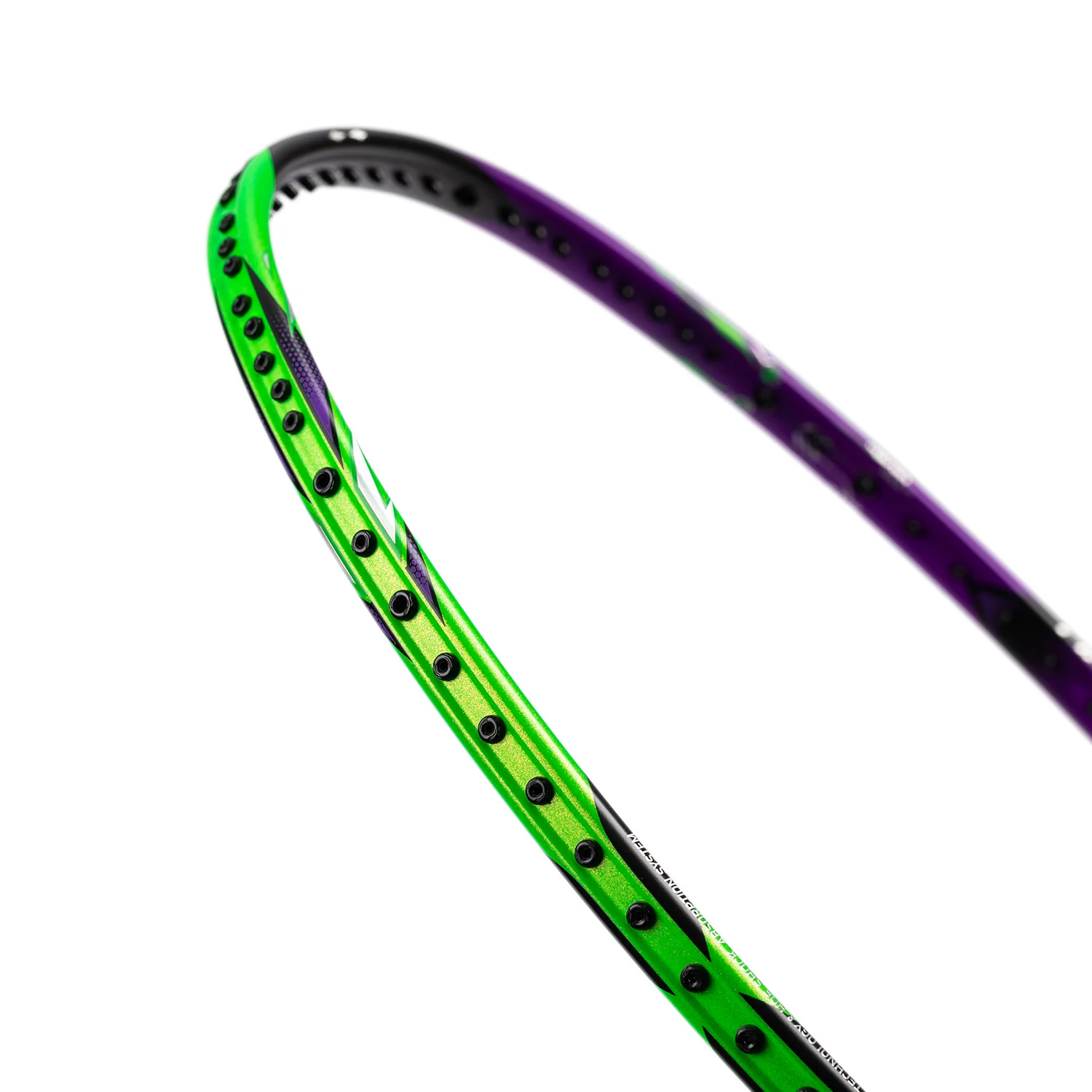 Badmintonschläger HalberTec 9000 (4U) - Grün/Lila - unbespannt - AYPU021-4 - Image 9