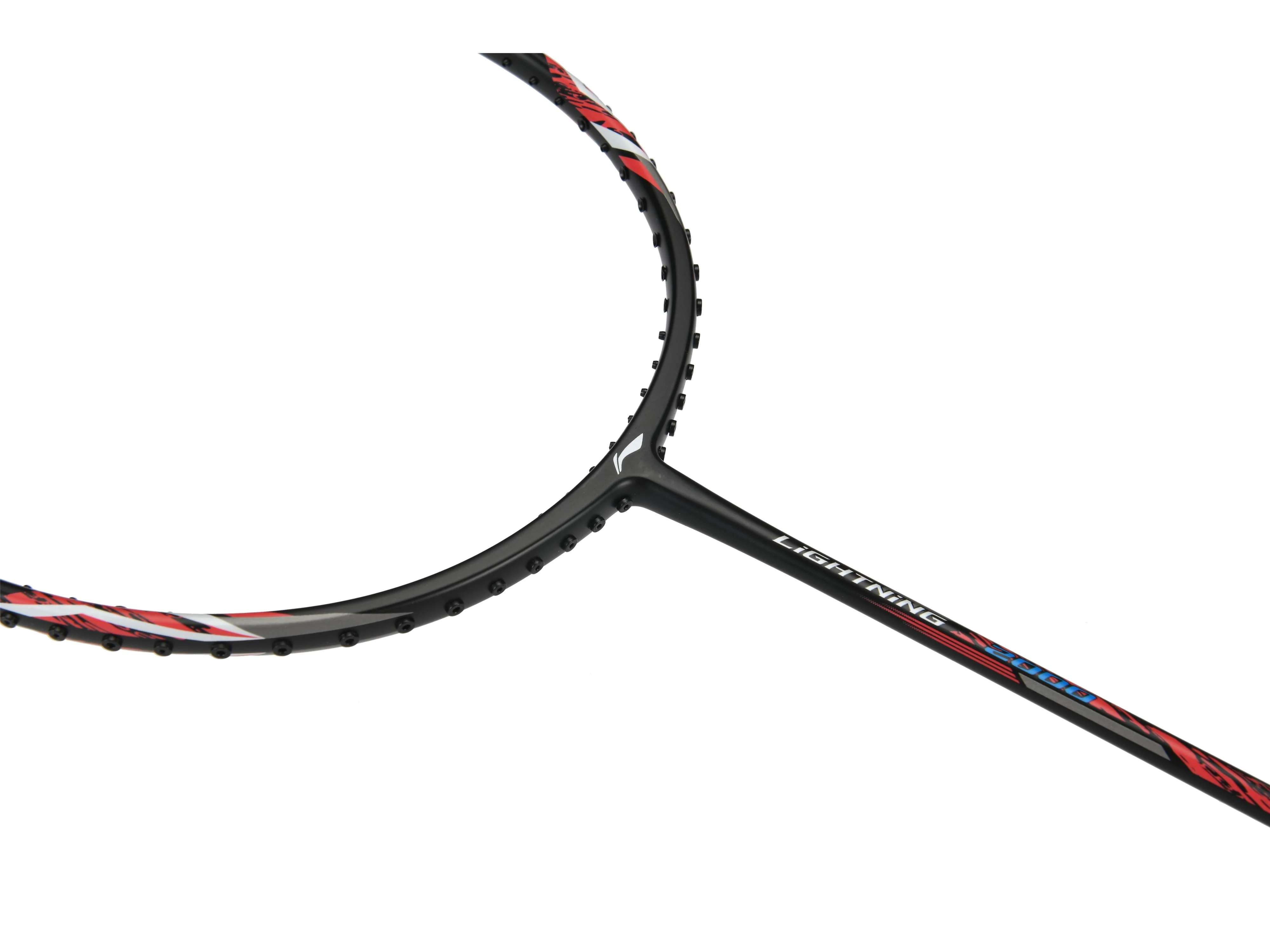 Badmintonschläger Lightning 2000 unbespannt Rot-Schwarz - AYPR010-1 - Image 4
