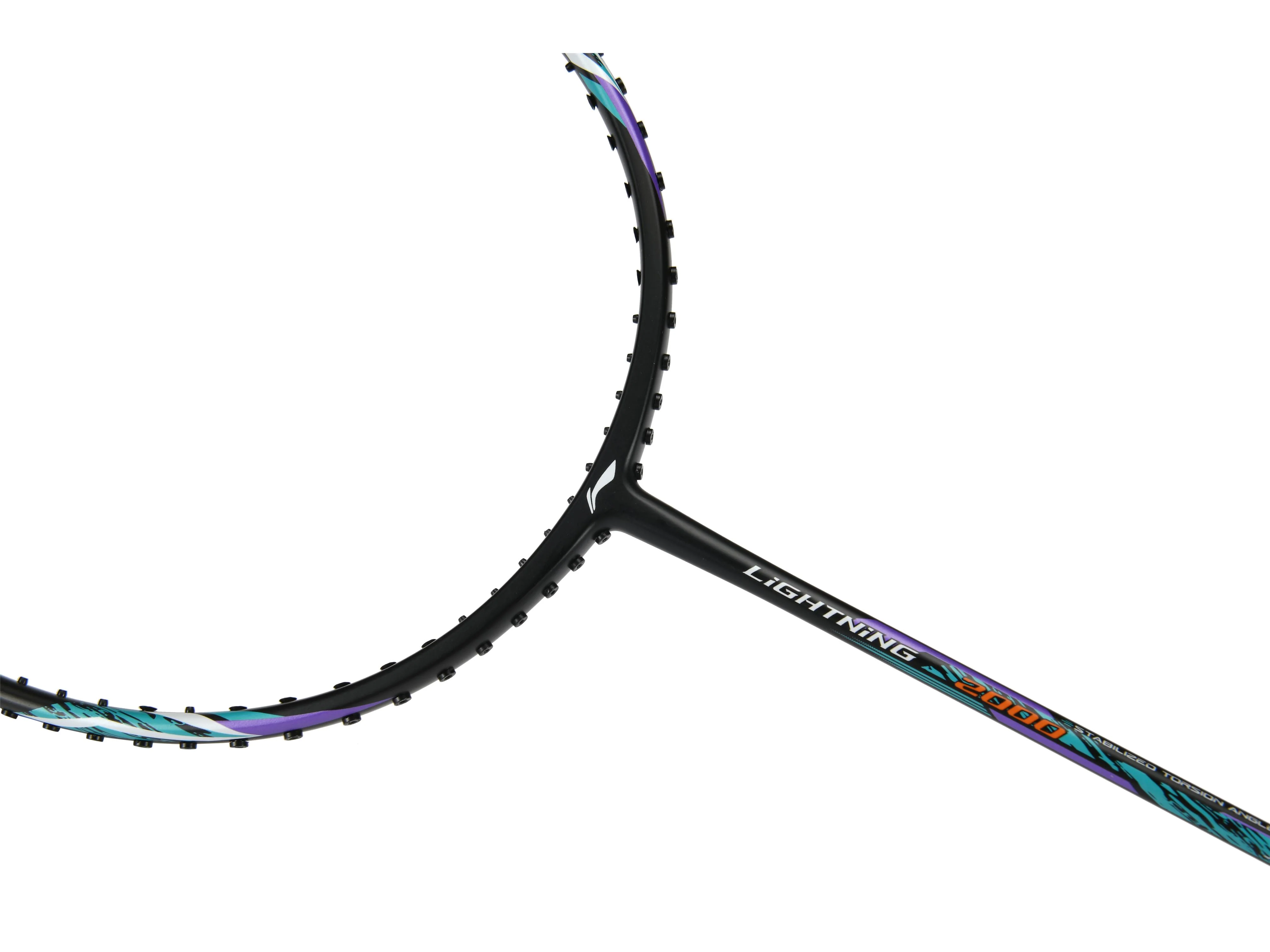 Badmintonschläger Lightning 2000 unbespannt Schwarz-Grün - AYPR012-1 - Image 3