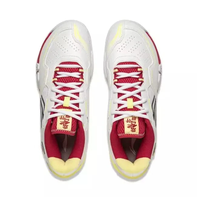 Badmintonschuh "Saga III Light" weiß/rot/gelb -AYTV003-3 - Image 5