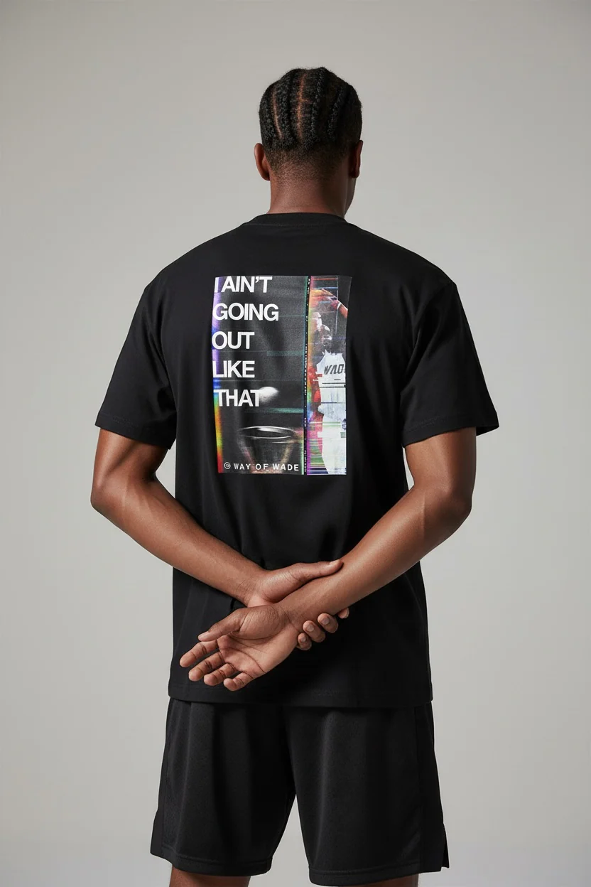 Basketball T-Shirt "Wade-Attitude" schwarz - AHST323-1 - Image 2