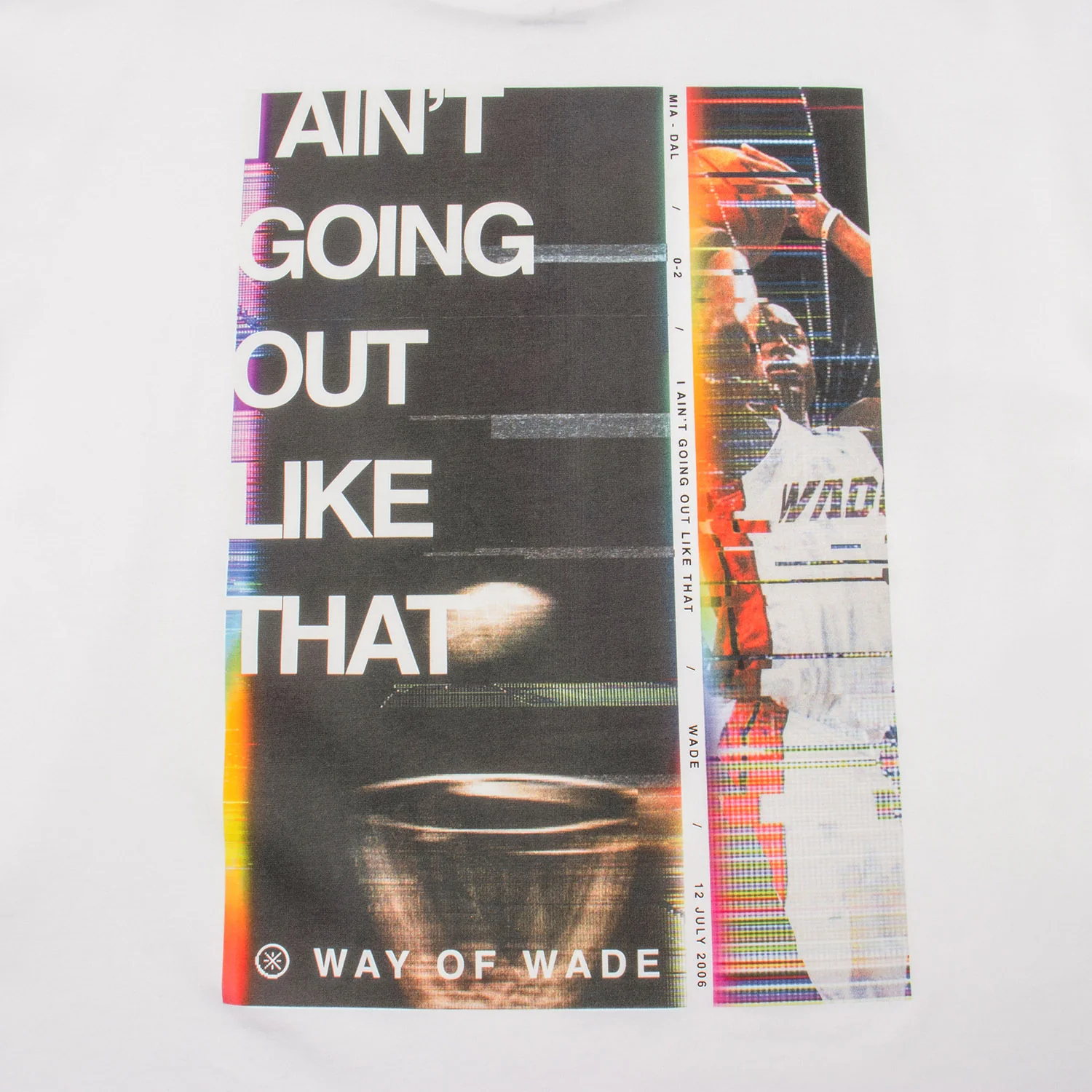 Basketball T-Shirt "Wade-Attitude" weiß - AHST323-2 - Image 4