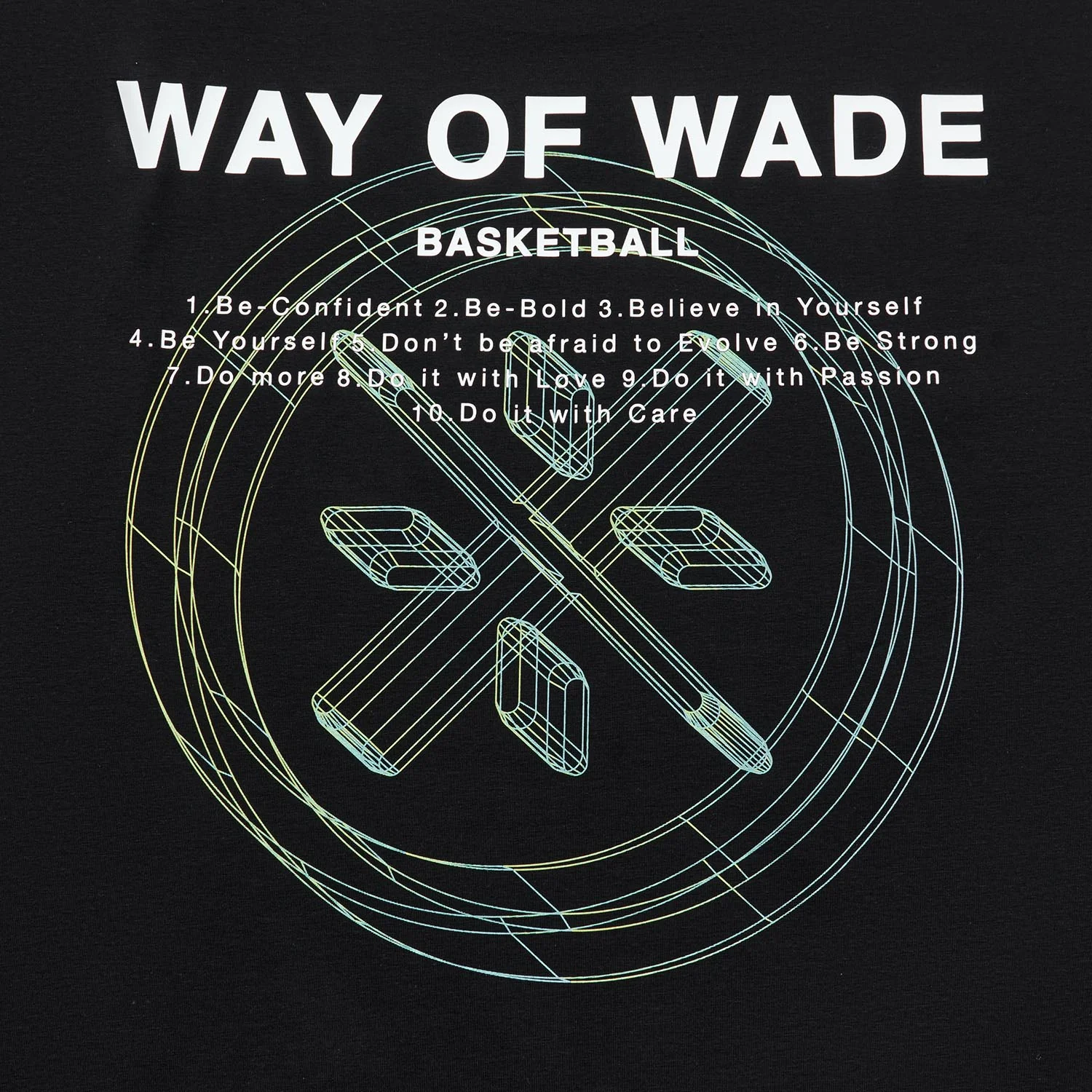 Basketball T-Shirt "Way of Wade" schwarz - AHST333-1 - Image 5