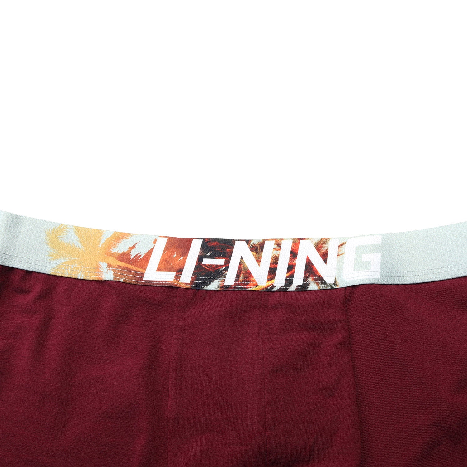 Boxershort "Li-Ning" rot/grau - AUAQ013-2 - Image 4