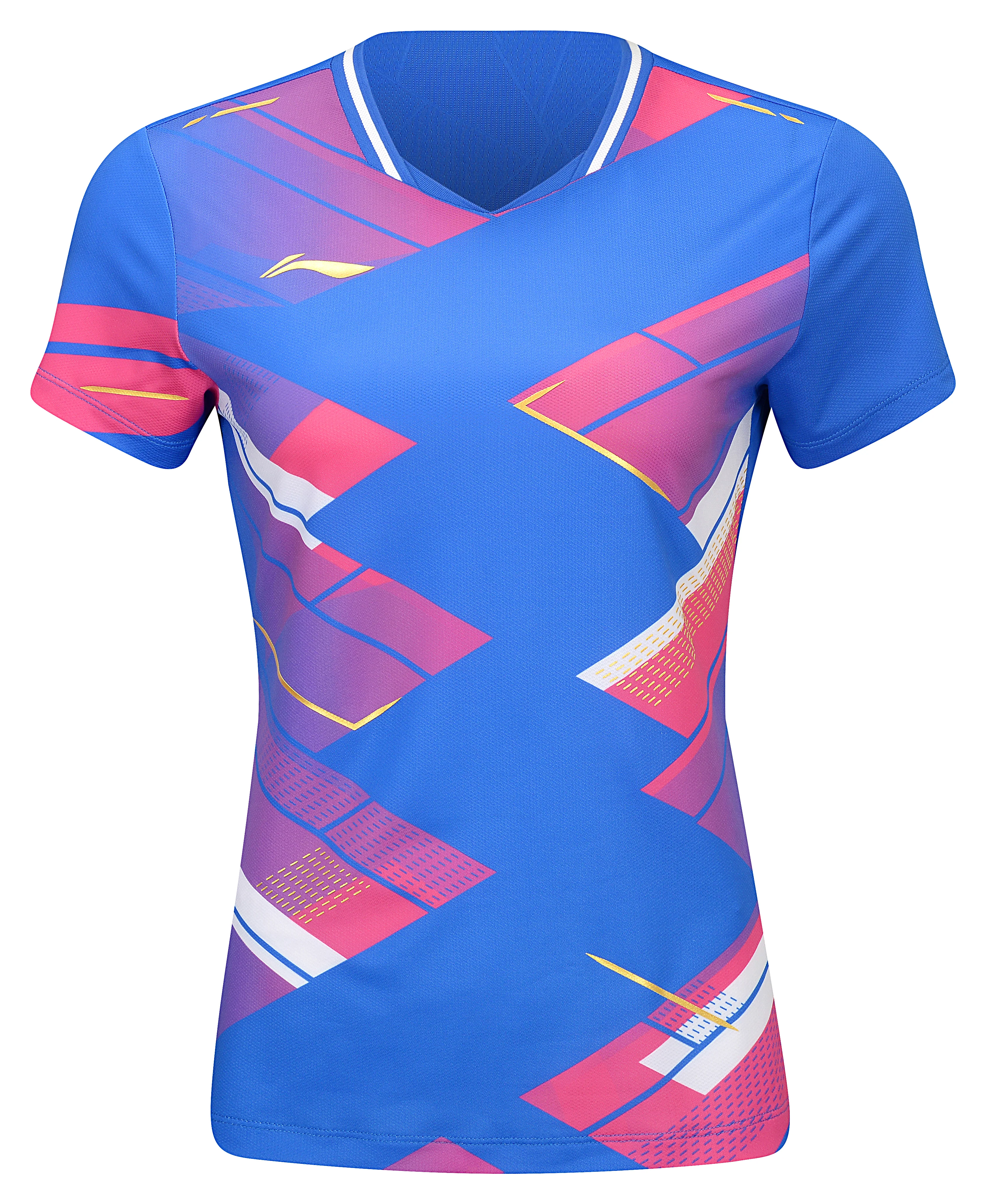 Damen Sportshirt "International Players" Arena - blau - AAYU228-3