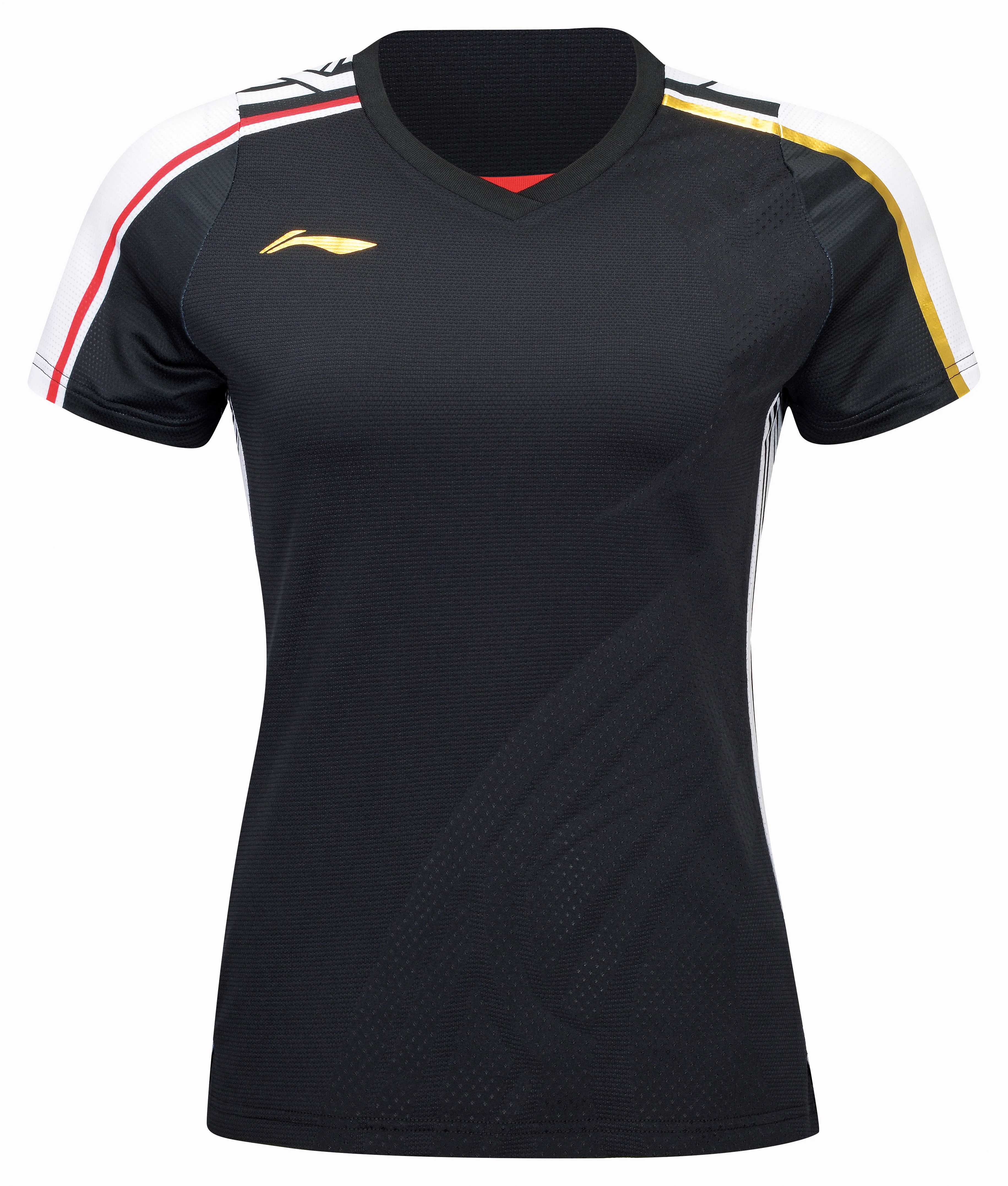 Damen Sportshirt "International Stars" schwarz/weiß- AAYT074-3 - Image 3