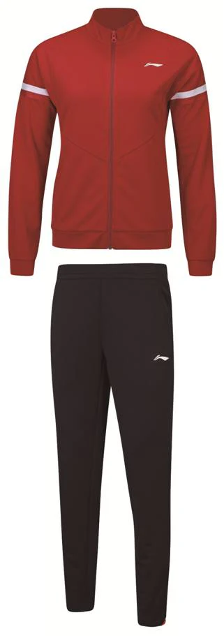 Damen Trainingsanzug Team Line rot/schwarz - AWES006-4 - Image 3