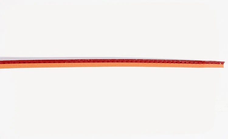 DHS NEO Hurricane 3 Mid 39 2,1mm Belag Rot - DXDK006-4 - Image 3