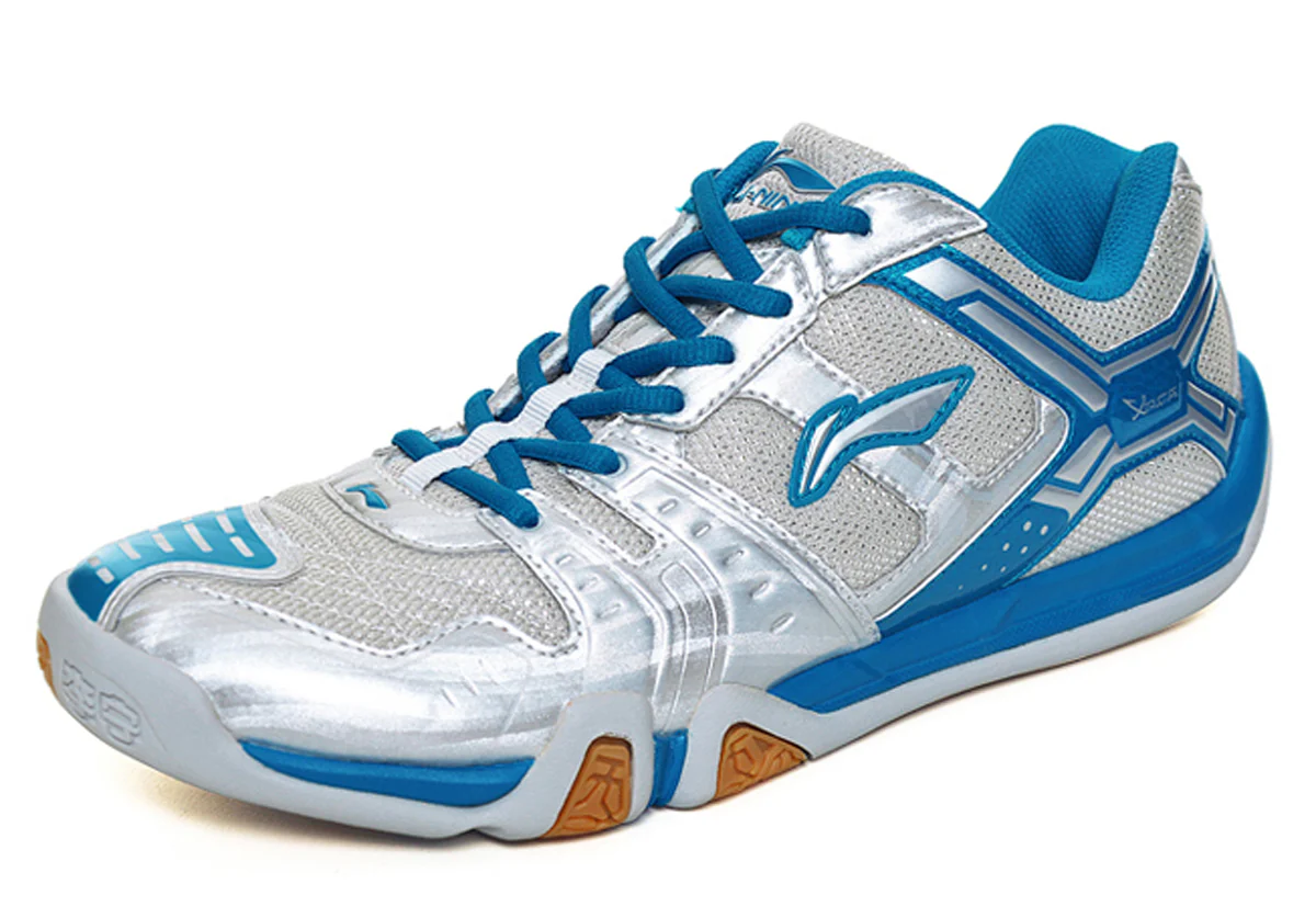 Herren Badmintonschuh "Saga" light silber - AYTS071-2 - Image 2