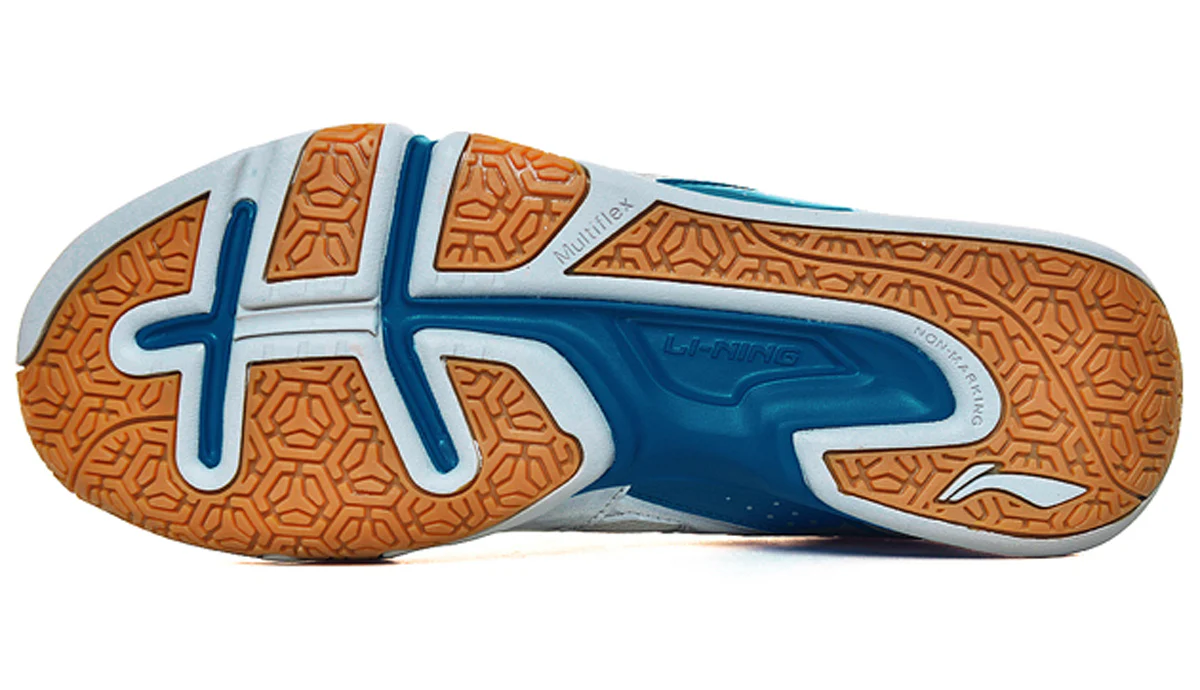 Herren Badmintonschuh "Saga" light silber - AYTS071-2 - Image 4