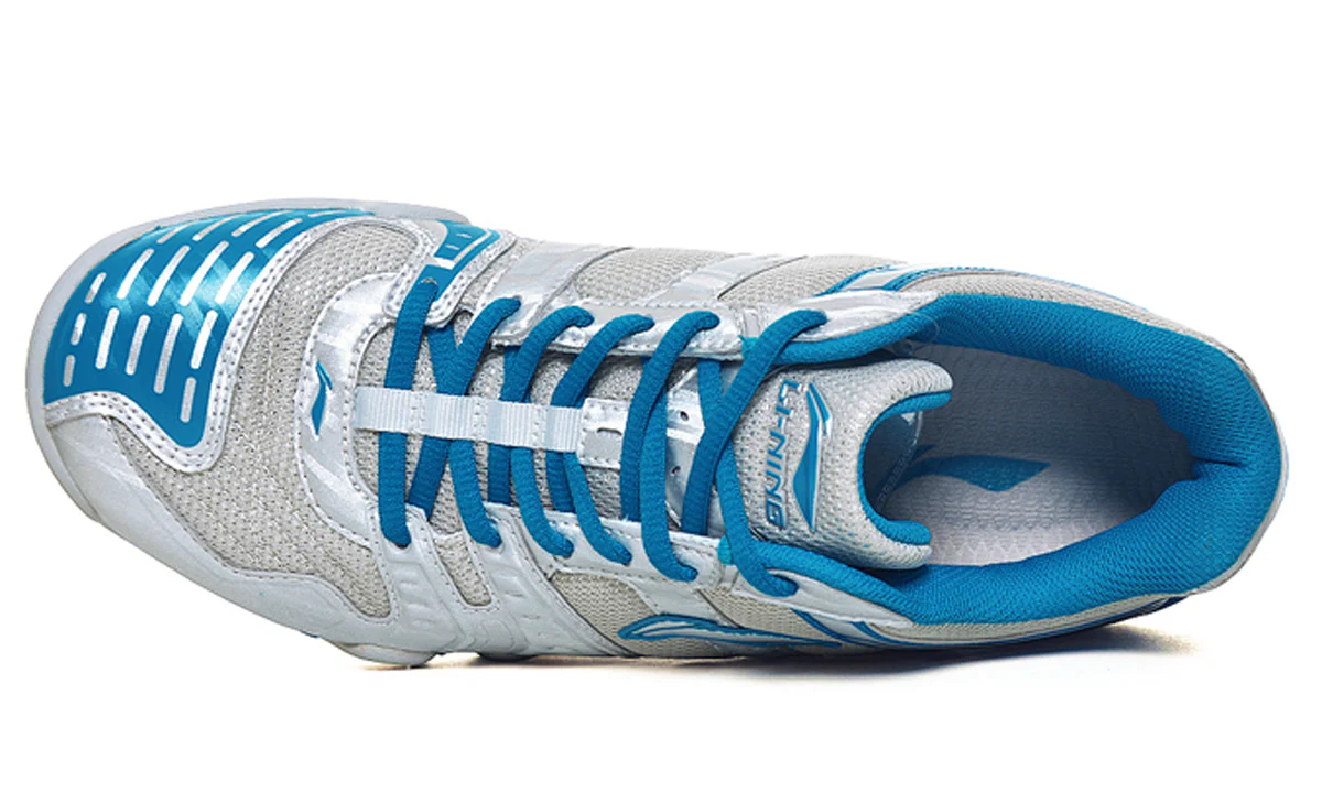 Herren Badmintonschuh "Saga" light silber - AYTS071-2 - Image 5
