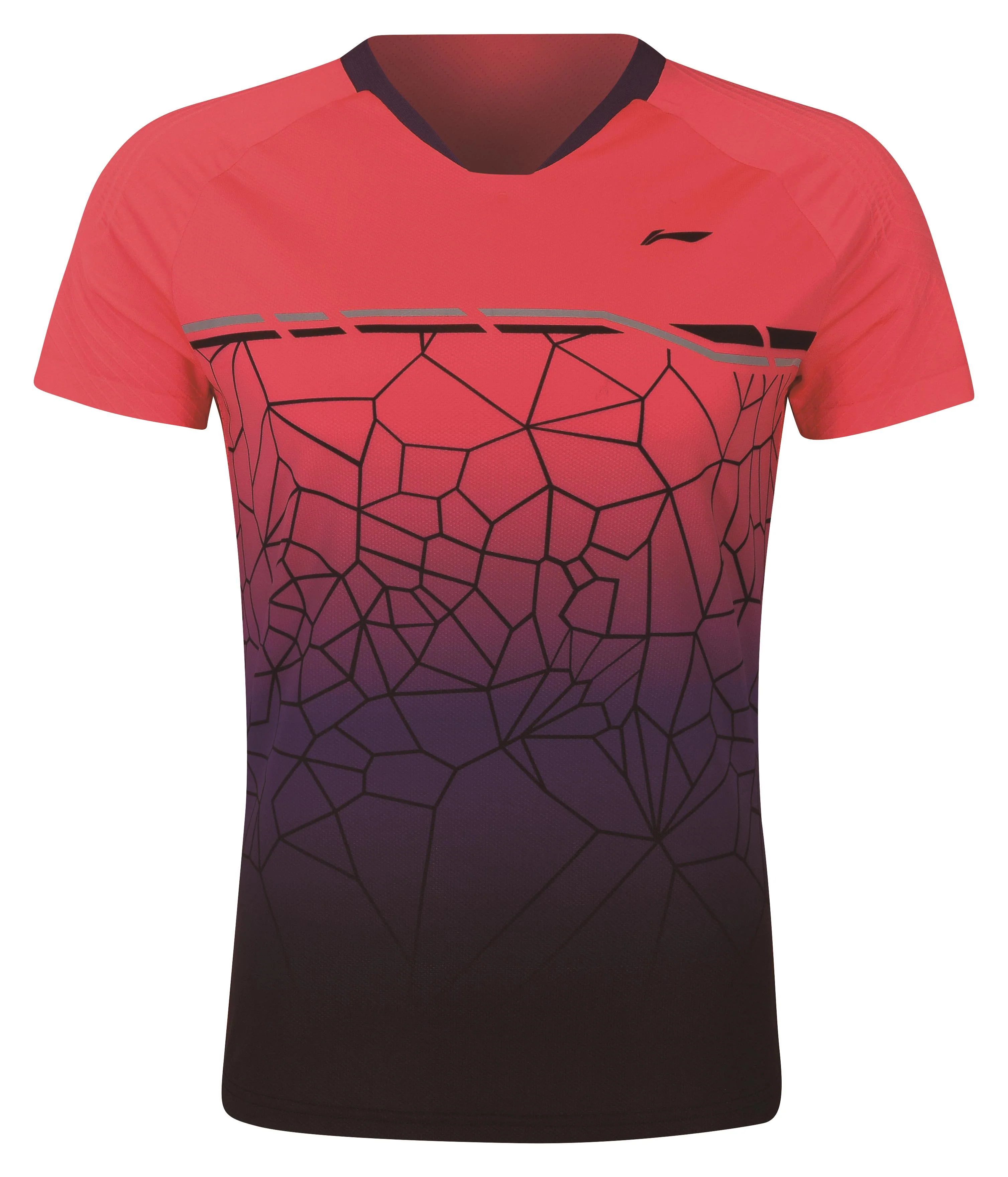 Herren Competition Shirt Web Rot - AAYQ079-3 - Image 3