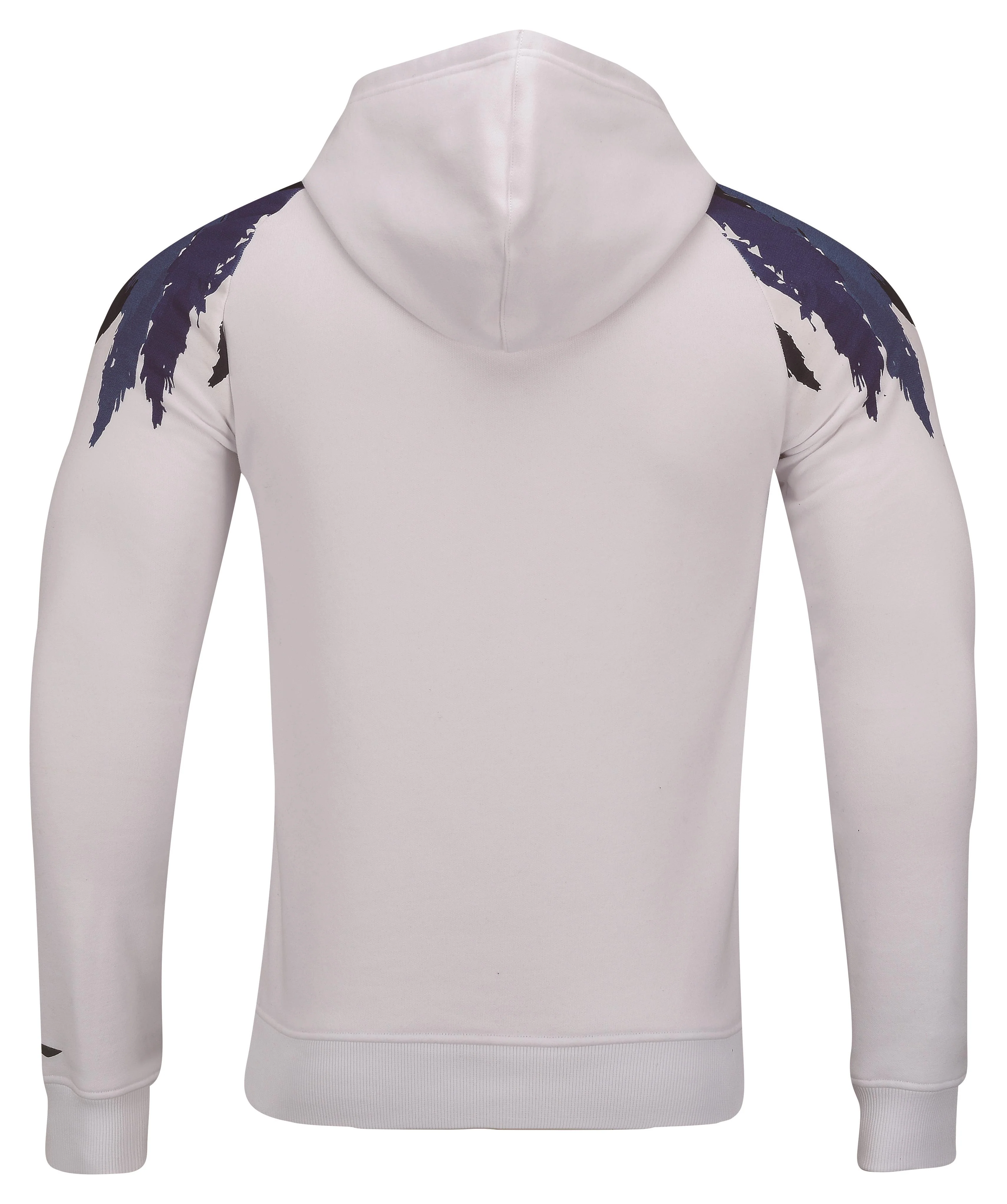 Herren Kapuzenpullover/Hoodie Feather weiß - AWDN943-1 - Image 2