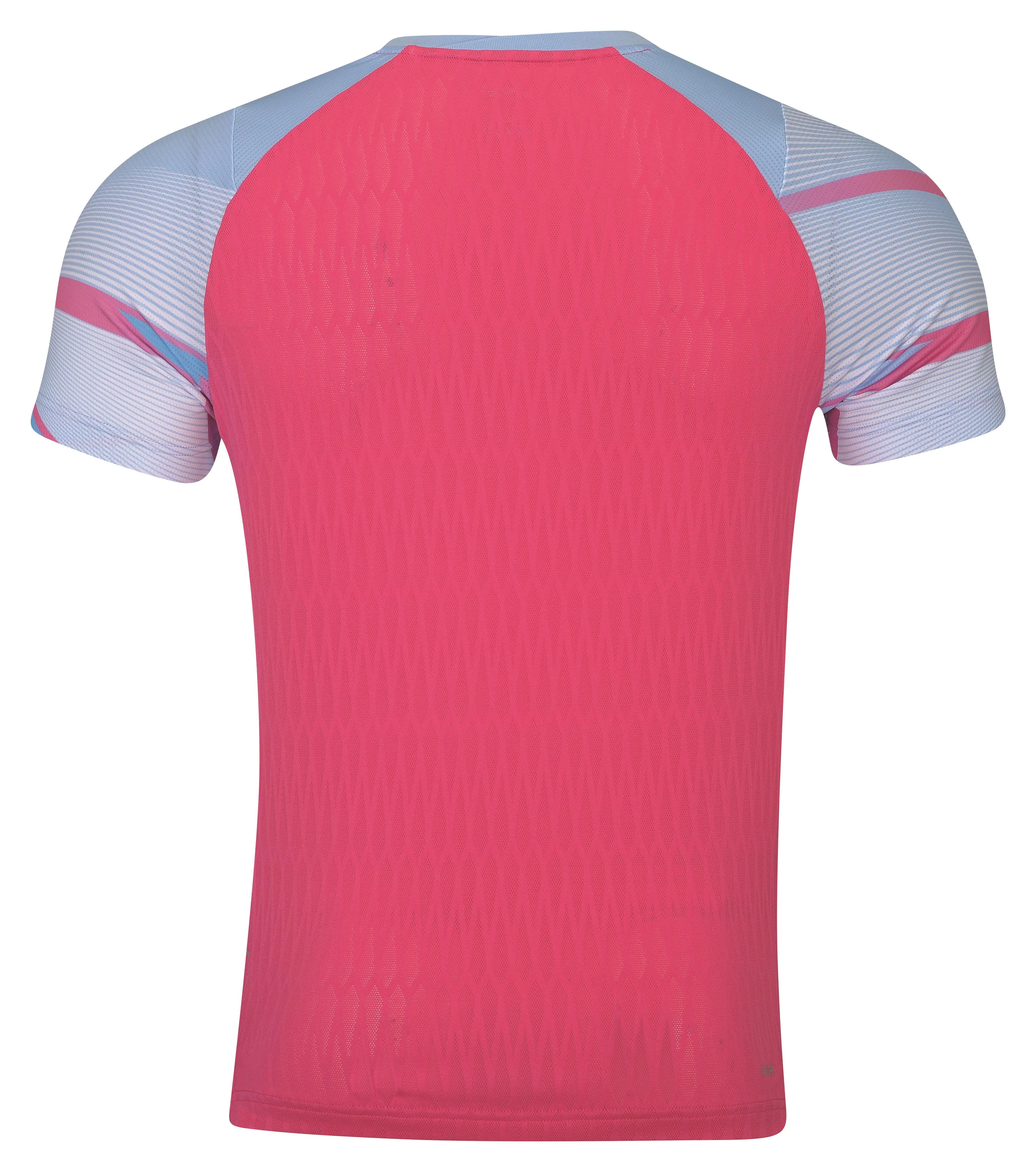 Herren Sportshirt "International Players" Red-Lightblue - AAYS131-5 - Image 2