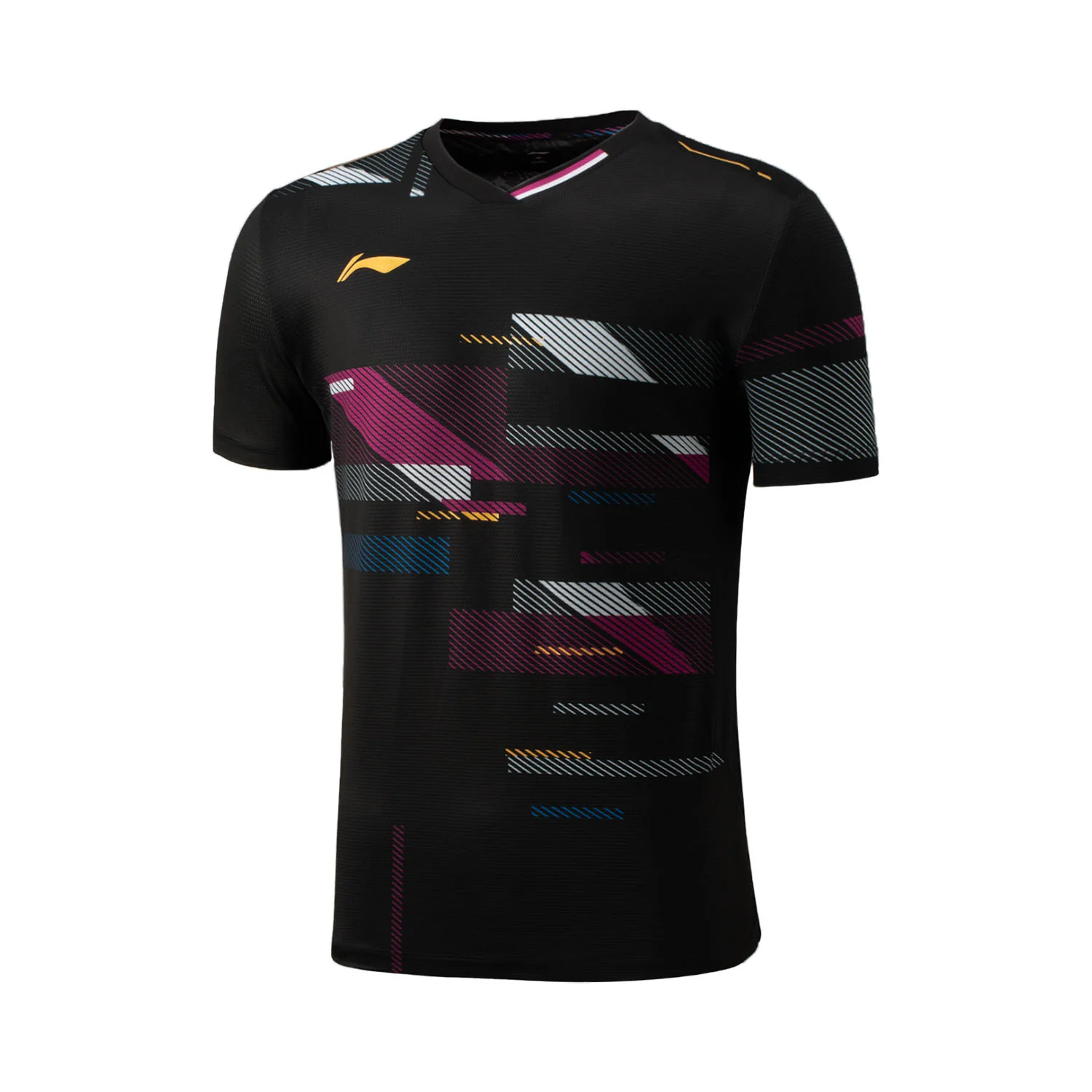Herren Sportshirt Swing "International Players" Black - AAYV031-1
