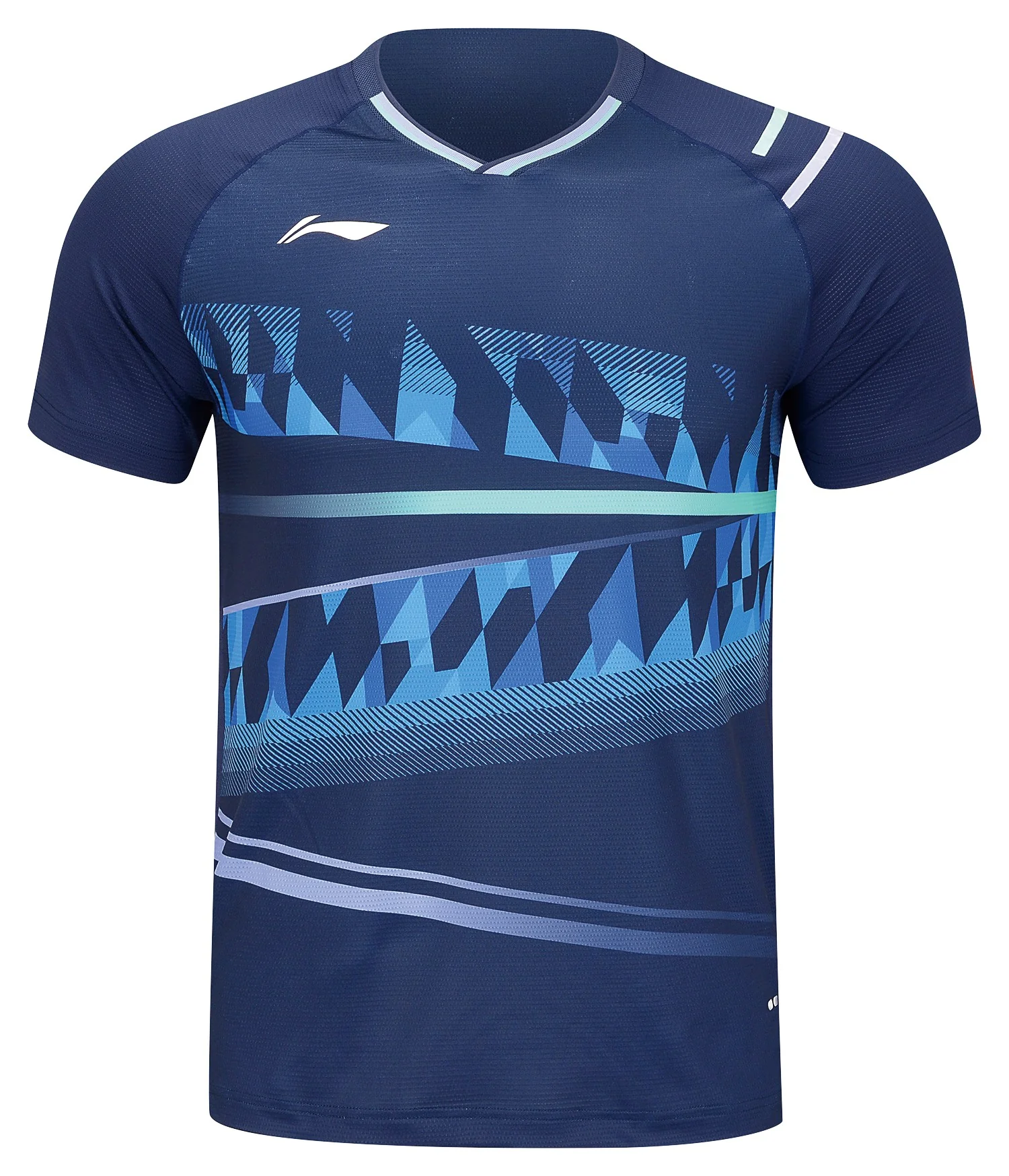 Herren Wettkampfshirt "International Players PUSH" - blau - AAYU131-4 - Image 3
