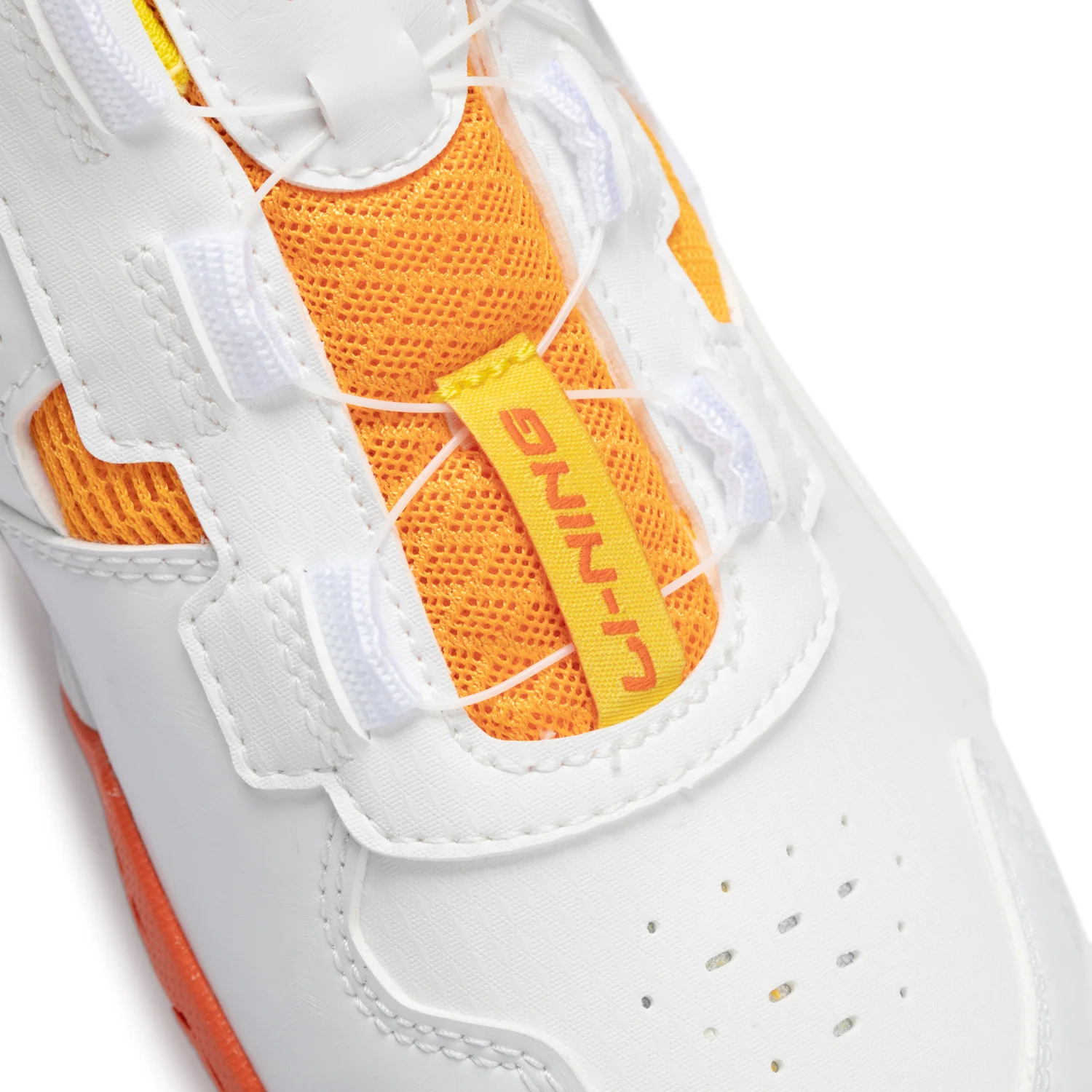 Kinder Badmintonschuh ''Almighty King'' weiß/orange - AYTT040-2 - Image 18