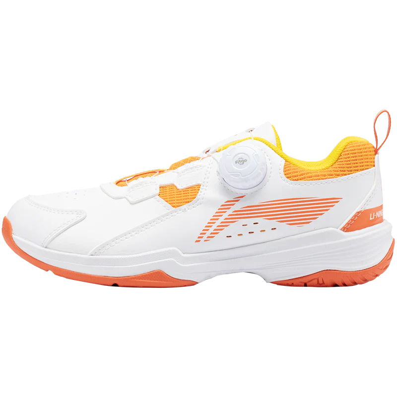 Kinder Badmintonschuh ''Almighty King'' weiß/orange - AYTT040-2 - Image 2