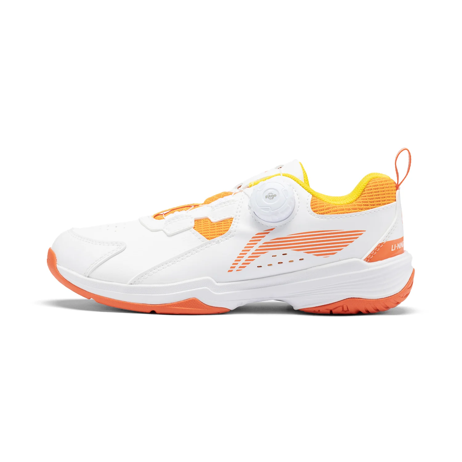 Kinder Badmintonschuh ''Almighty King'' weiß/orange - AYTT040-2 - Image 5
