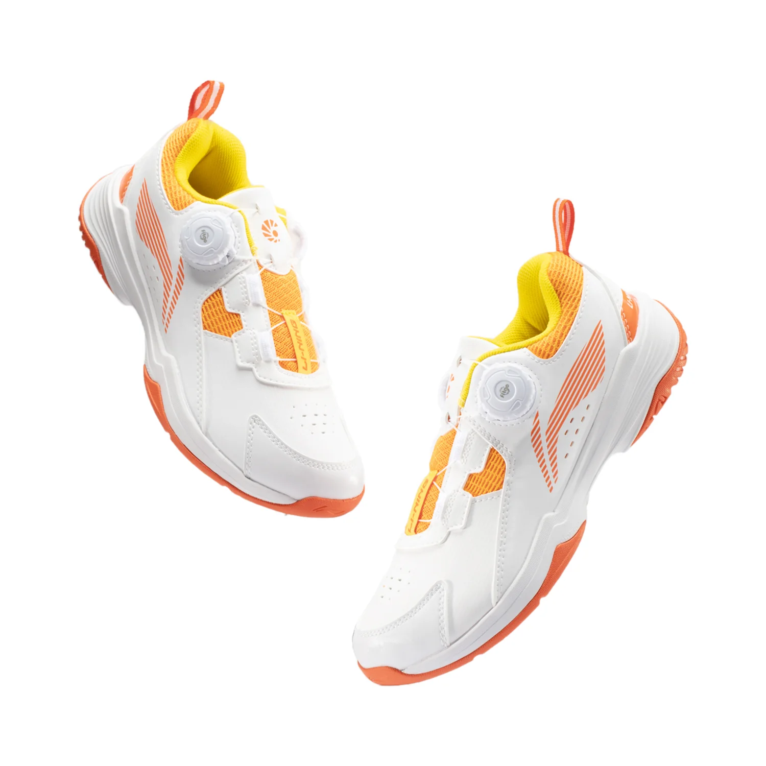 Kinder Badmintonschuh ''Almighty King'' weiß/orange - AYTT040-2 - Image 7