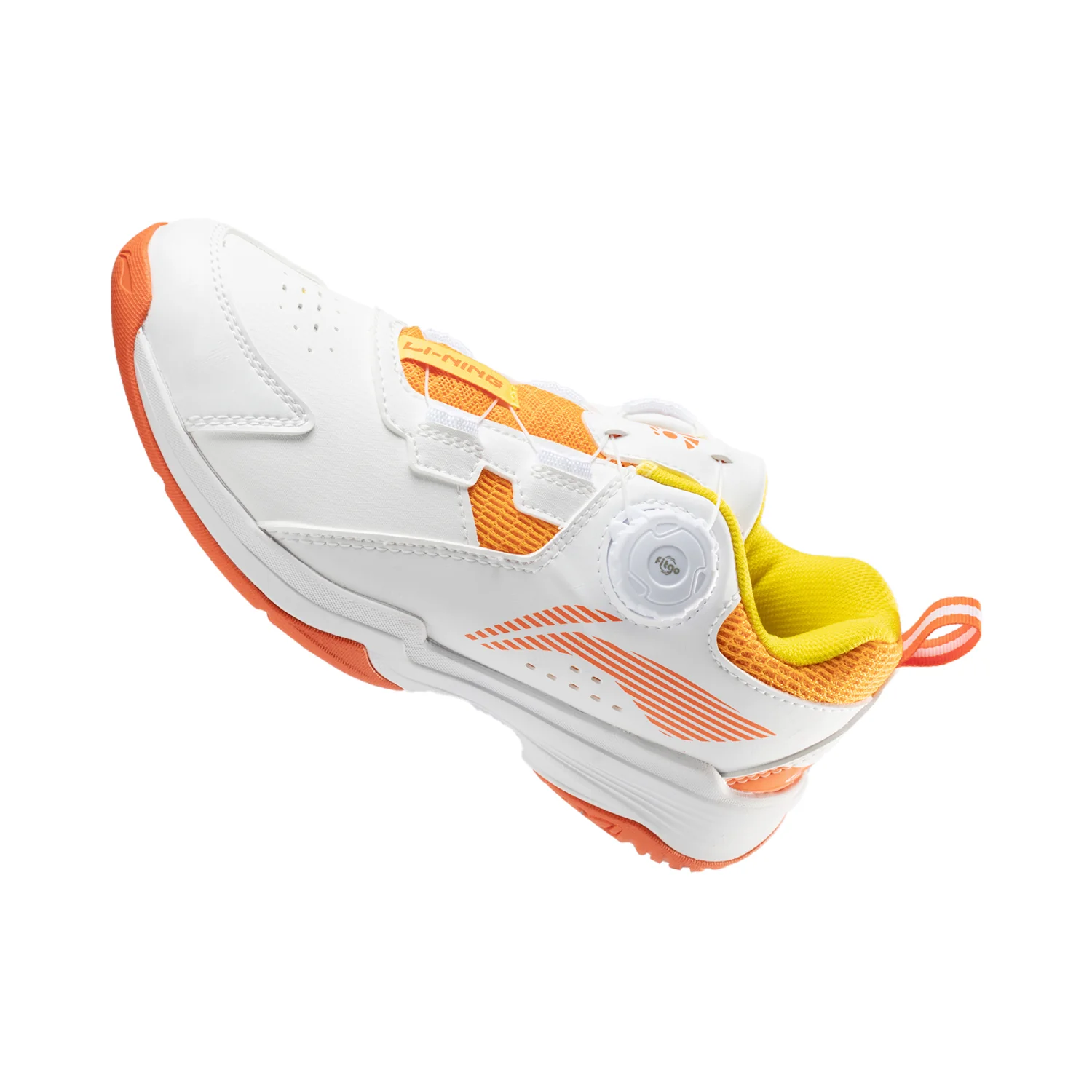 Kinder Badmintonschuh ''Almighty King'' weiß/orange - AYTT040-2 - Image 8