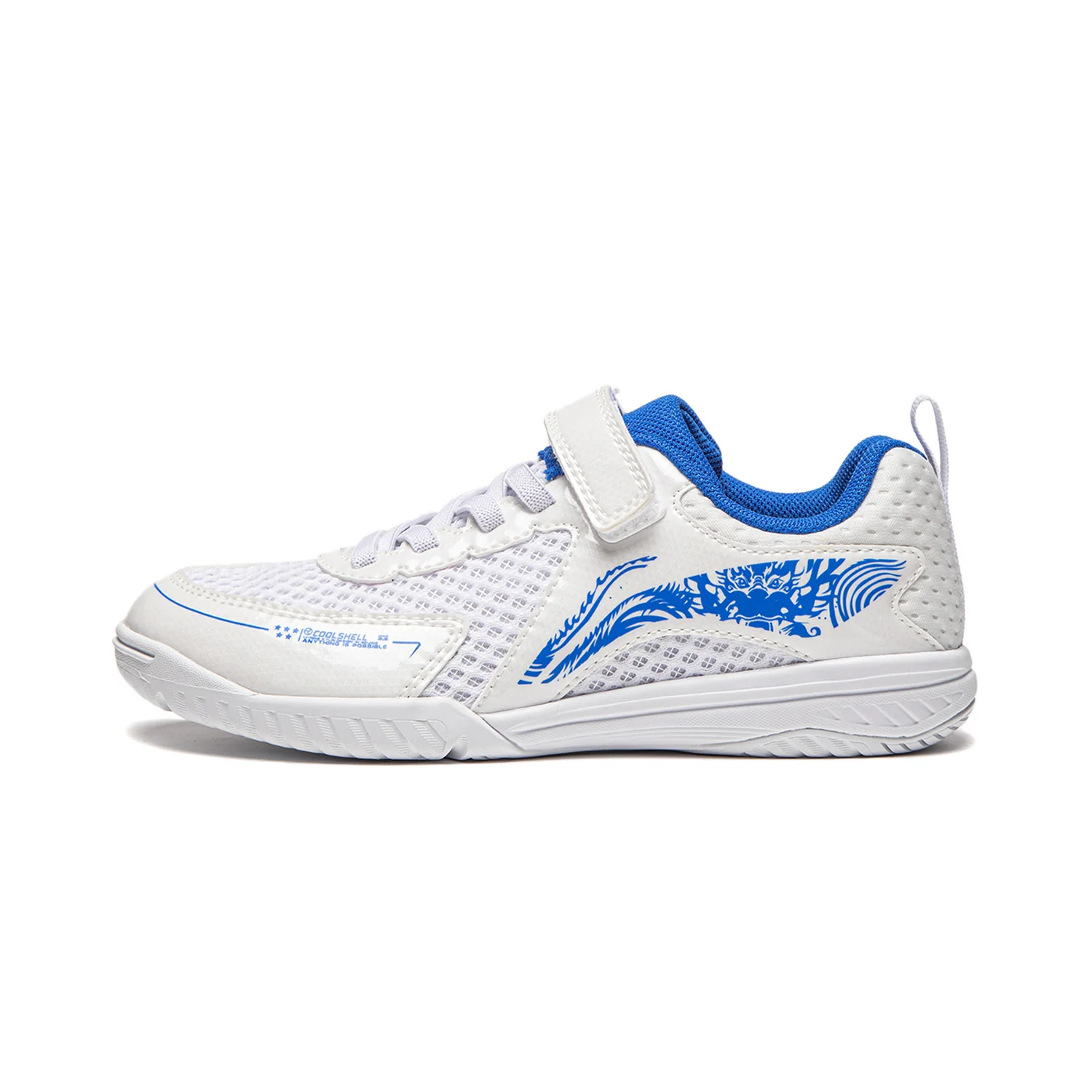 Kinder Tischtennis Schuh Kylin 3.0 weiß/blau - APPU033-1 - Image 2