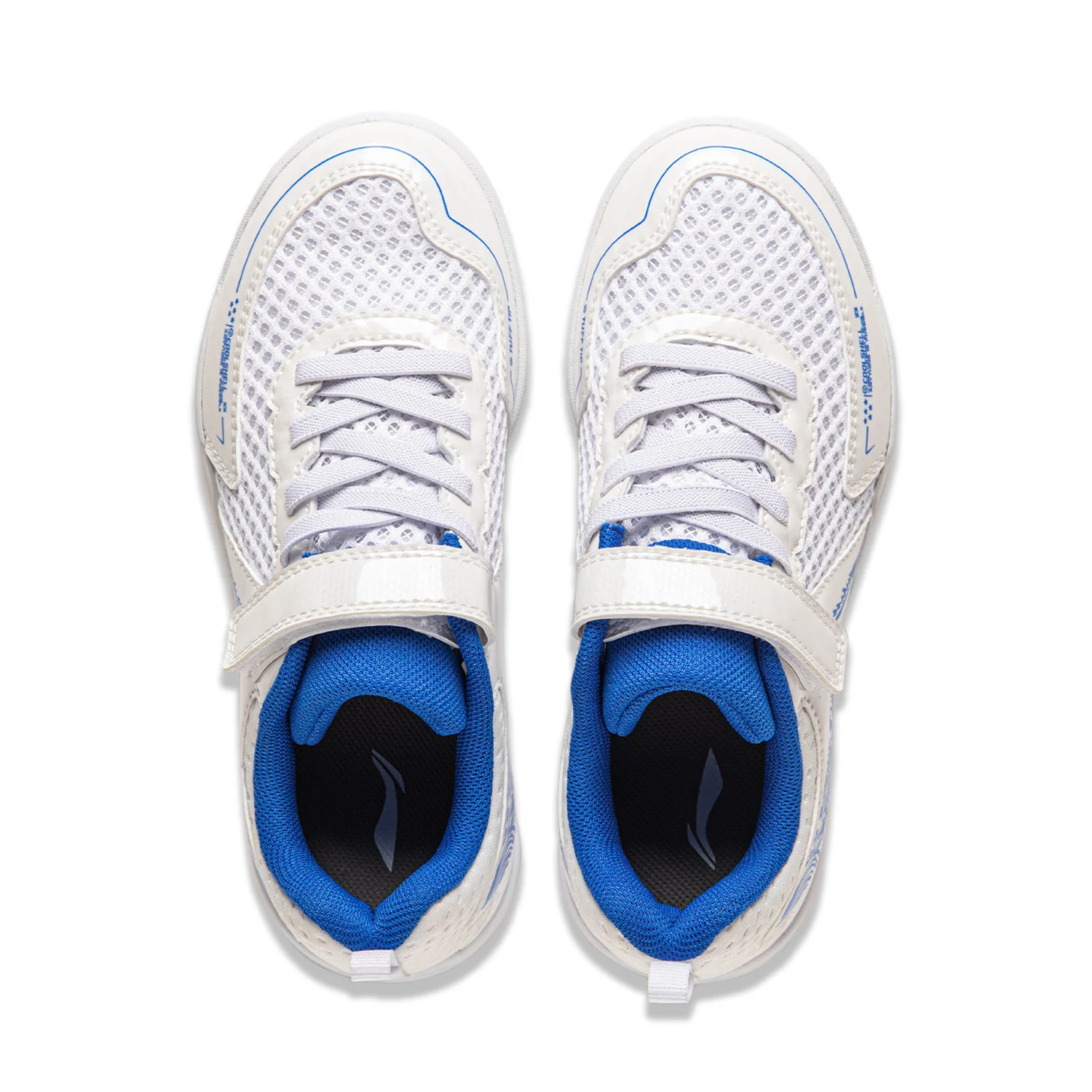 Kinder Tischtennis Schuh Kylin 3.0 weiß/blau - APPU033-1 - Image 3