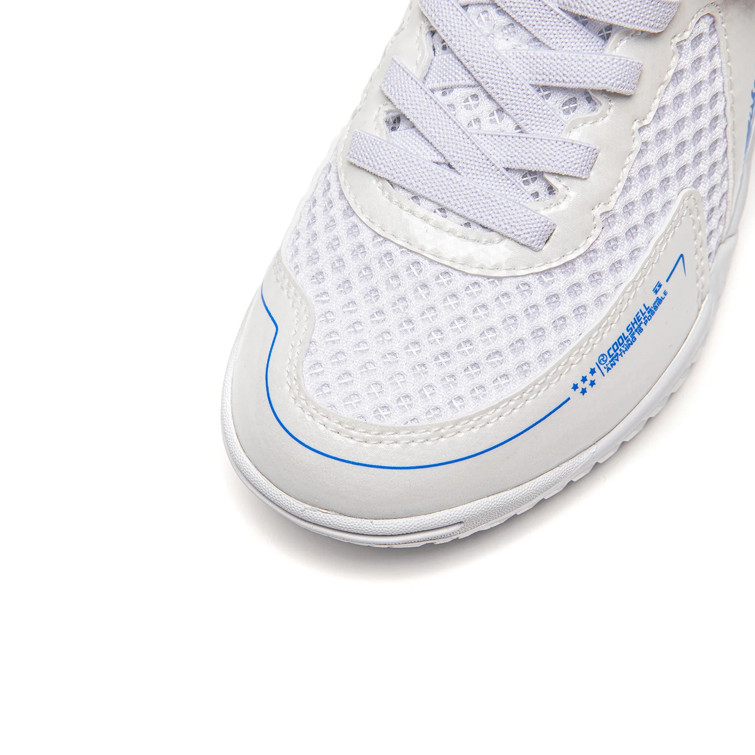 Kinder Tischtennis Schuh Kylin 3.0 weiß/blau - APPU033-1 - Image 9